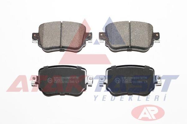 FREN BALATA ARKA IKAZLI VOLKSWAGEN CADDY IV 1.6 TDI 2015-/ SEAT LEON (5F) 1.8 TSI 2012-/ 2.0 TDI 2012-/ LEON CUPRA 2.0 TDI 2006-/ SKODA OCTAVIA (5E3) 2.0 TDI 2012-