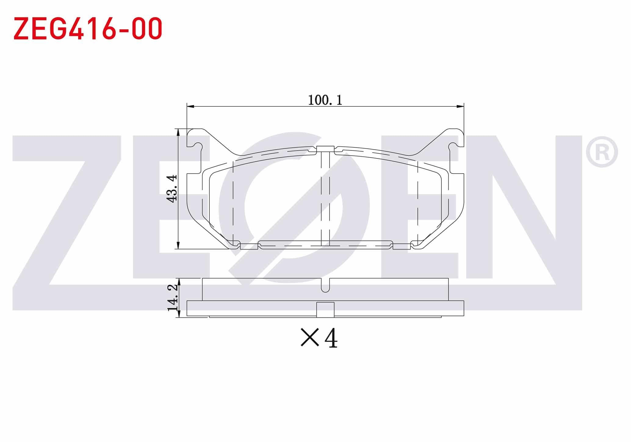 FREN BALATA ARKA MAZDA 626 IV (GE) 1.8i 1992-1997/ 626 IV (GE) 2.0i 1992-1997 / 626 V (GF) 1.8i 1992-1997/ MX-6 (GE) 2.0i 1991-1997/ XEDOS 6 (CA) 2.0i 1992-1999 / XEDOS 6 (CA) 1.6i 1992-1999