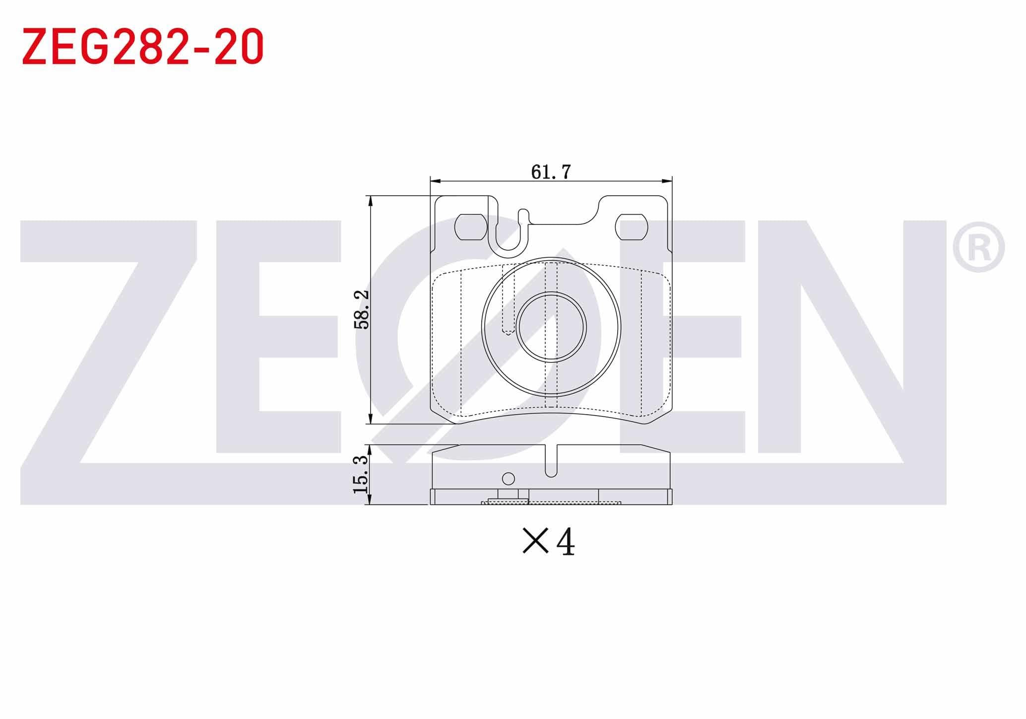 FREN BALATA ARKA MERCEDES C SERISI (W202) C 220 CDI 1993-2000