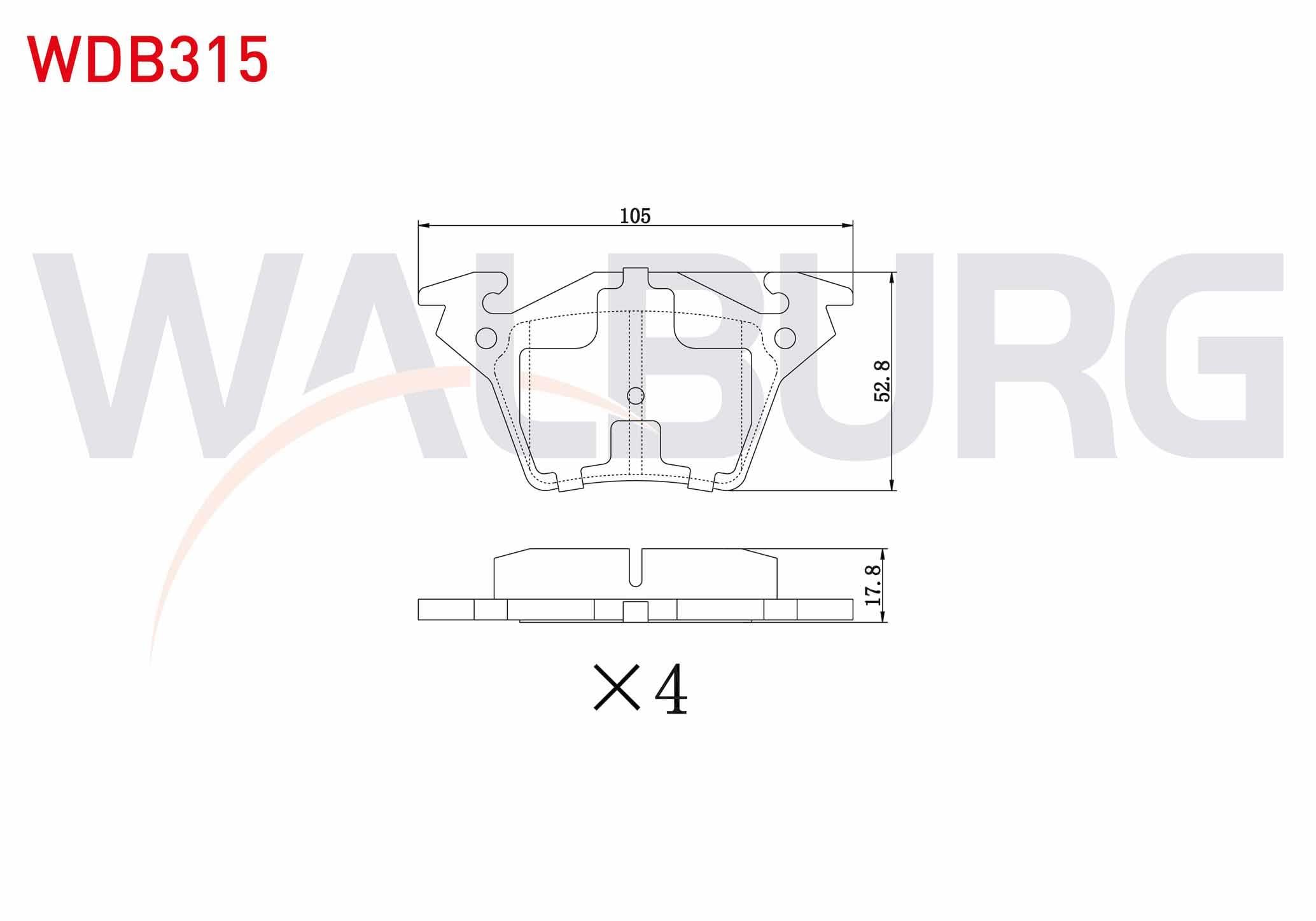 FREN BALATA ARKA MERCEDES VITO (638) 110 CDI 1997-2003 / VITO (638) 108 CDI 1997-2003