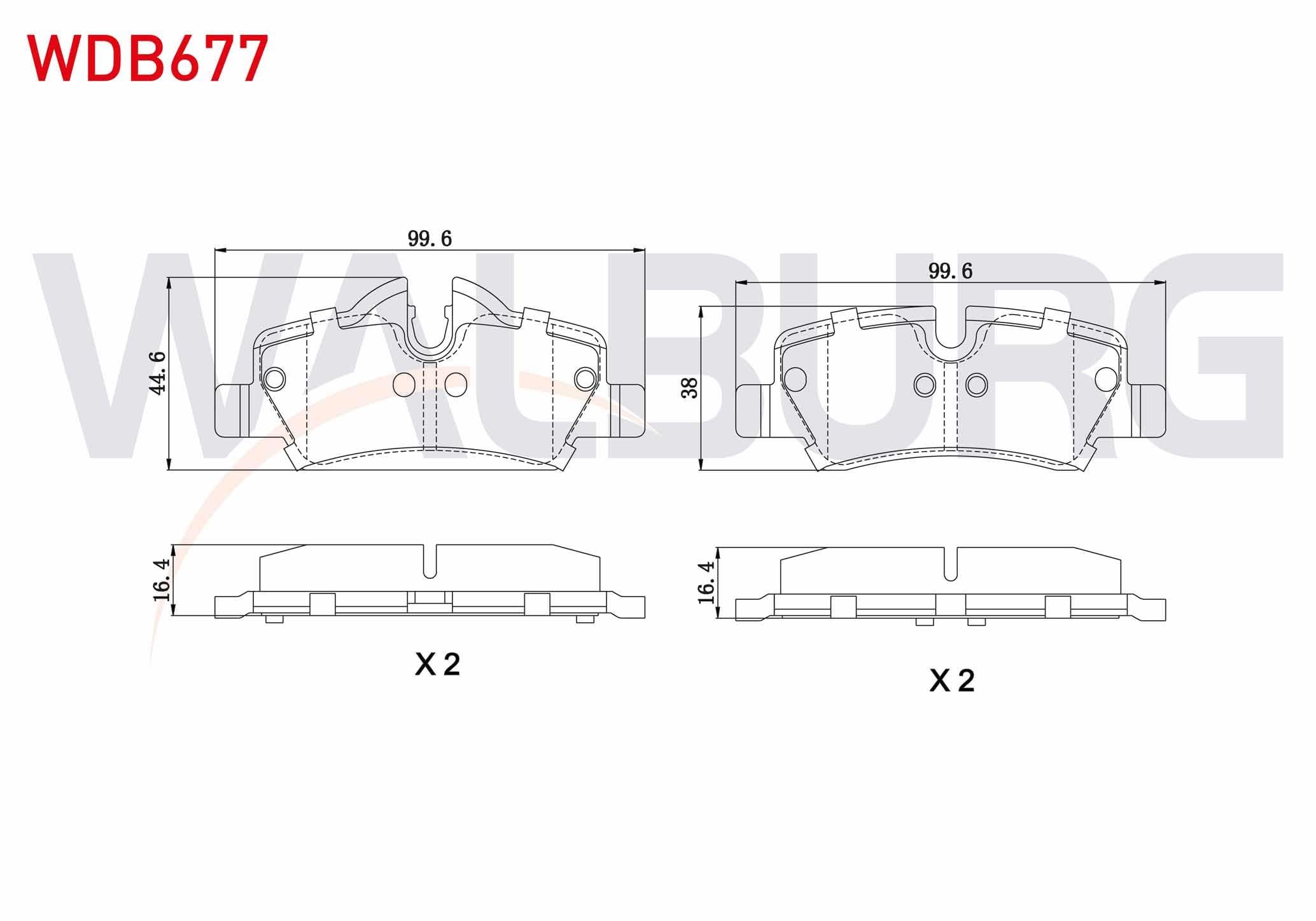 FREN BALATA ARKA MINI COOPER ONE (F56) 1.2 2013-/ MINI COOPER ONE (F56) 1.5 2013- / MINI COOPER S (F56) 2.0 2013-/ MINI COOPER (F56) 1.5 D 2013-/ MINI COOPER ONE (F56) 1.5 D 2013-