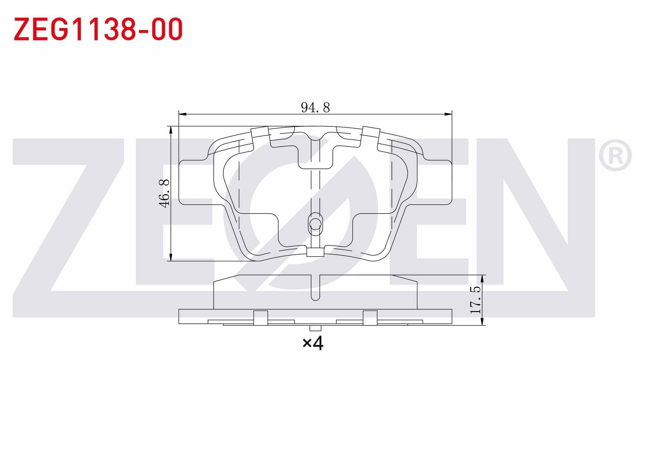 FREN BALATA ARKA PEUGEOT 307 1.6 90 HP 2000-2007 / 307 1.6 HDI 90 HP 2000-2007 / 207 1.4 HDI 2006-2012 / 207 1.6i 16v 2006-2012 / CITROEN C4 1.6 HDI 2004-2009/ C4 1.6 2004-2009