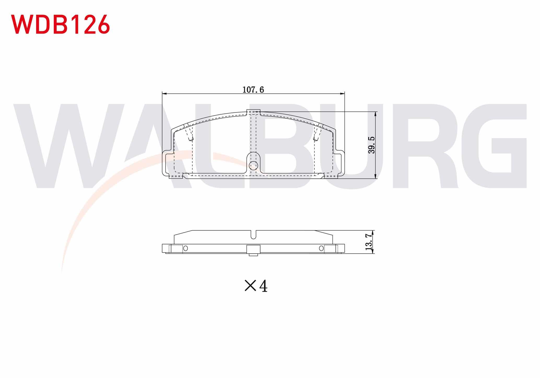 FREN BALATA ARKA TEL DELIKLI MAZDA 323 VI (BJ) 1.4i 16v 1998-2004/ 1.5i 16v 1998-2004/ 1.6i 1998-2004/ 2.0i 1998-2004/ MAZDA 6 (GG,GY) 2.0i 2002-2007/ MAZDA 6 (GH) 2.0i MRZ 2007-2012