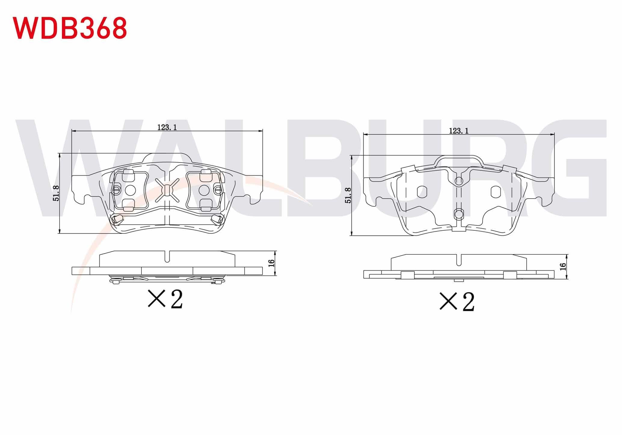 FREN BALATA ARKA TRANSIT CON. 1.8 TDCI 2002-2013/FOCUS III 1.6 TDCI 2011-2015/C-MAX II 1.6 TDCI 2010-/FOCUS III 1.6 TI-VCT 2011-2015/ OPEL VECTRA C 2.0 DTI 2002-2008/ MAZDA 1.6 DI 2003-2009