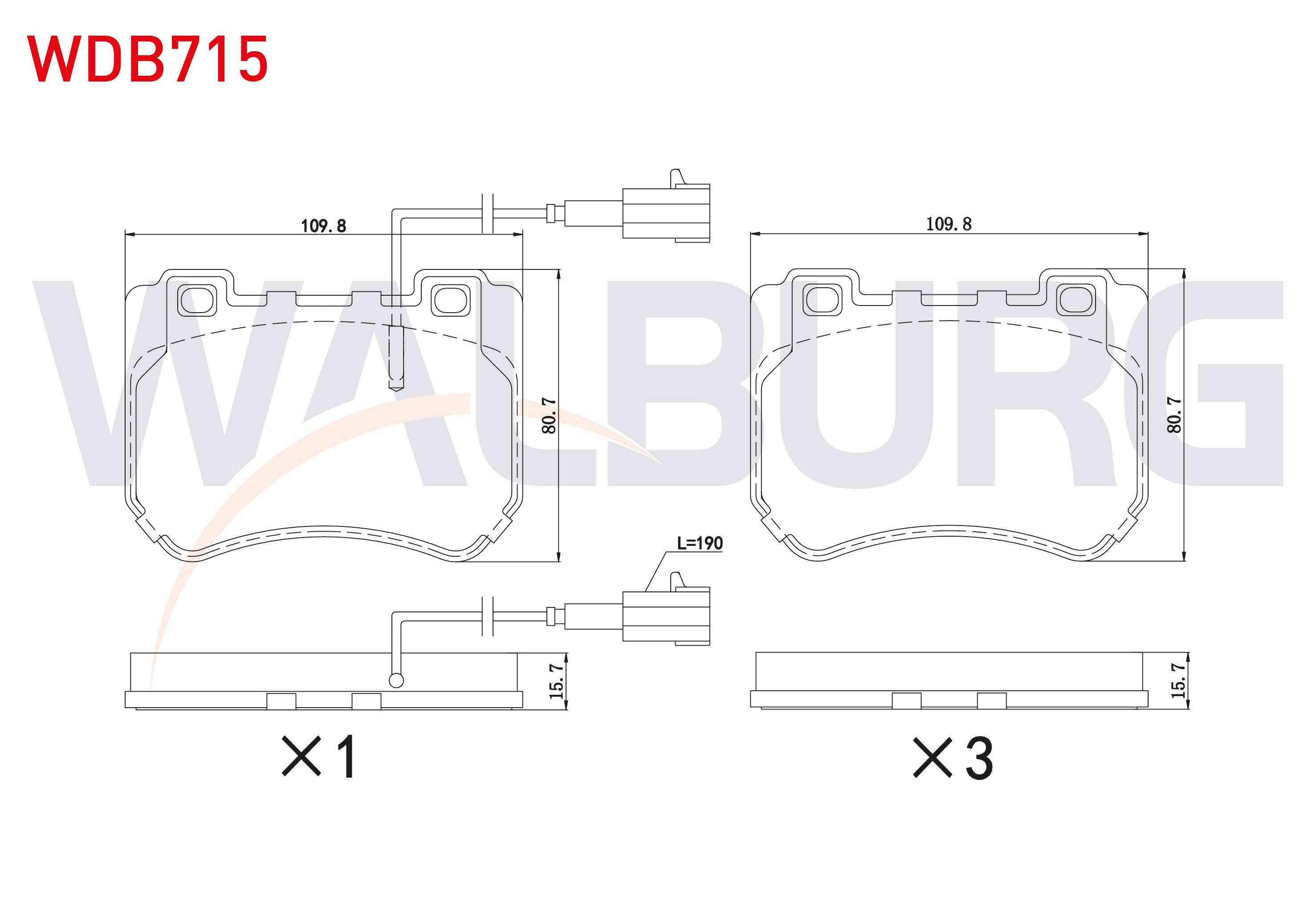 FREN BALATA FISLI ON ALFA ROMEO 159 1.8 MPI - 1.8 TBI - 1.9 JTDM - 1.9 JTB - 2.0 JTDM 2006-2011