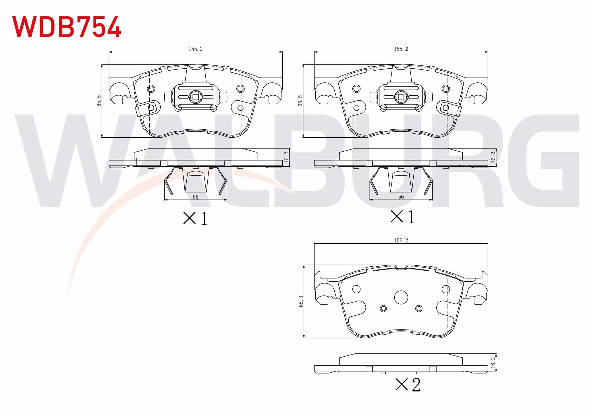 FREN BALATA IKAZLI ON FORD FOCUS IV 2018-/ KUGA III 2019-/ PUMA 2020-