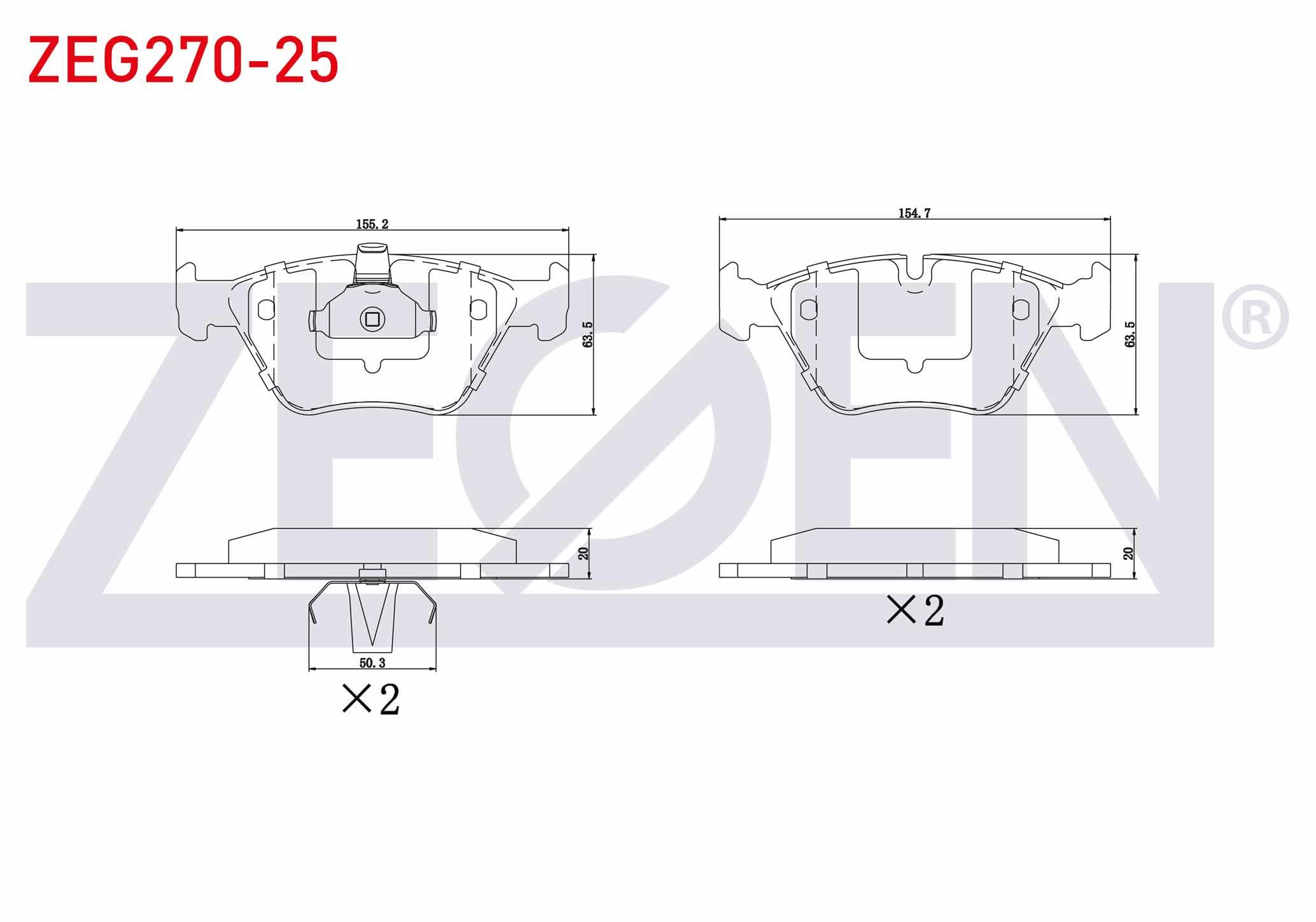 FREN BALATA ON BMW 5 SERISI (E39) 525 D 1995-2003 / (E39) 520 i 1995-2003 / (E39) 523 i 1995-2003