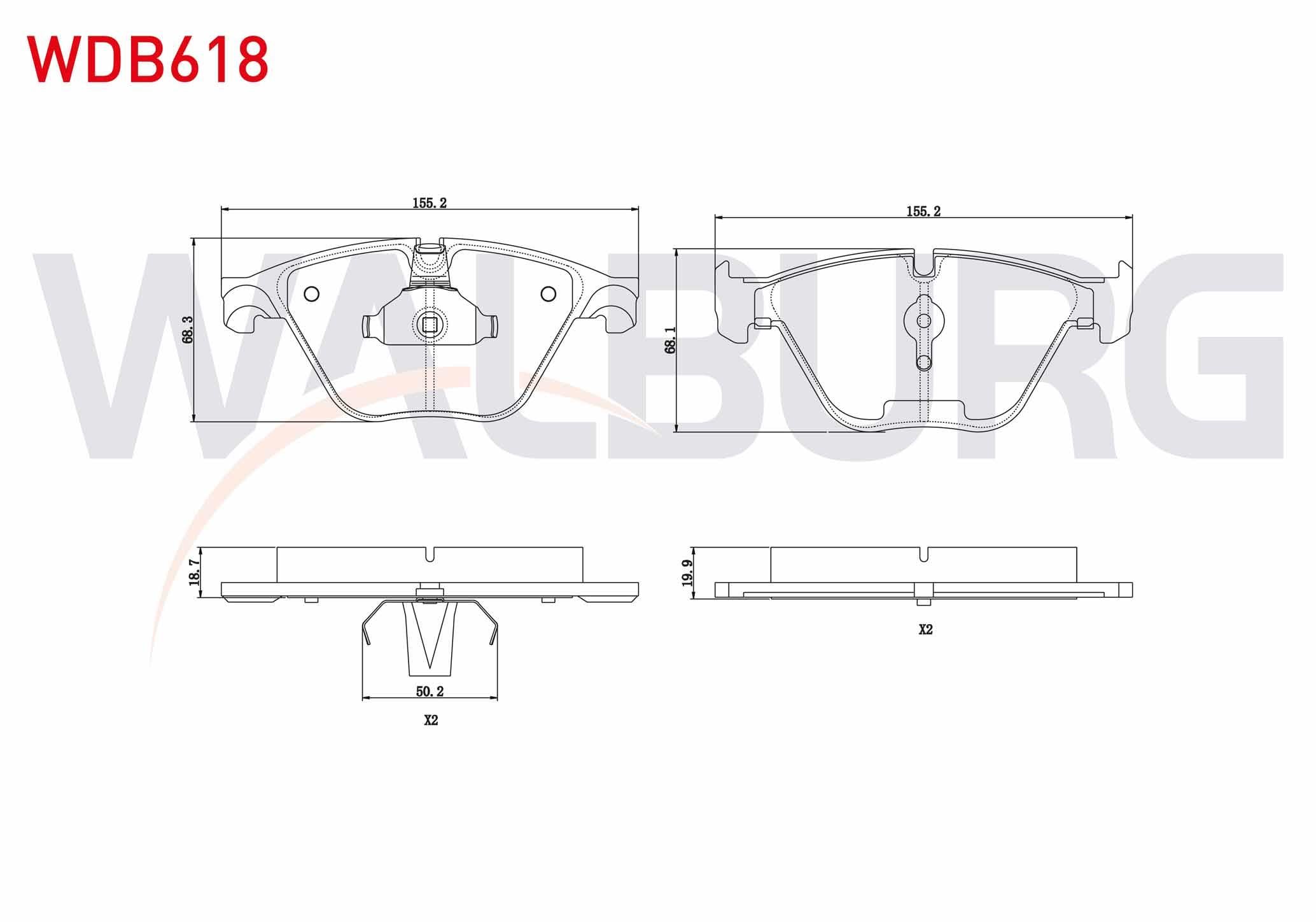 FREN BALATA ON BMW 5 SERISI (F10) 528 i 2010- / (F10) 530 i 2010- / (F10) 535 i 2010- / (F10) 525 D 2010-