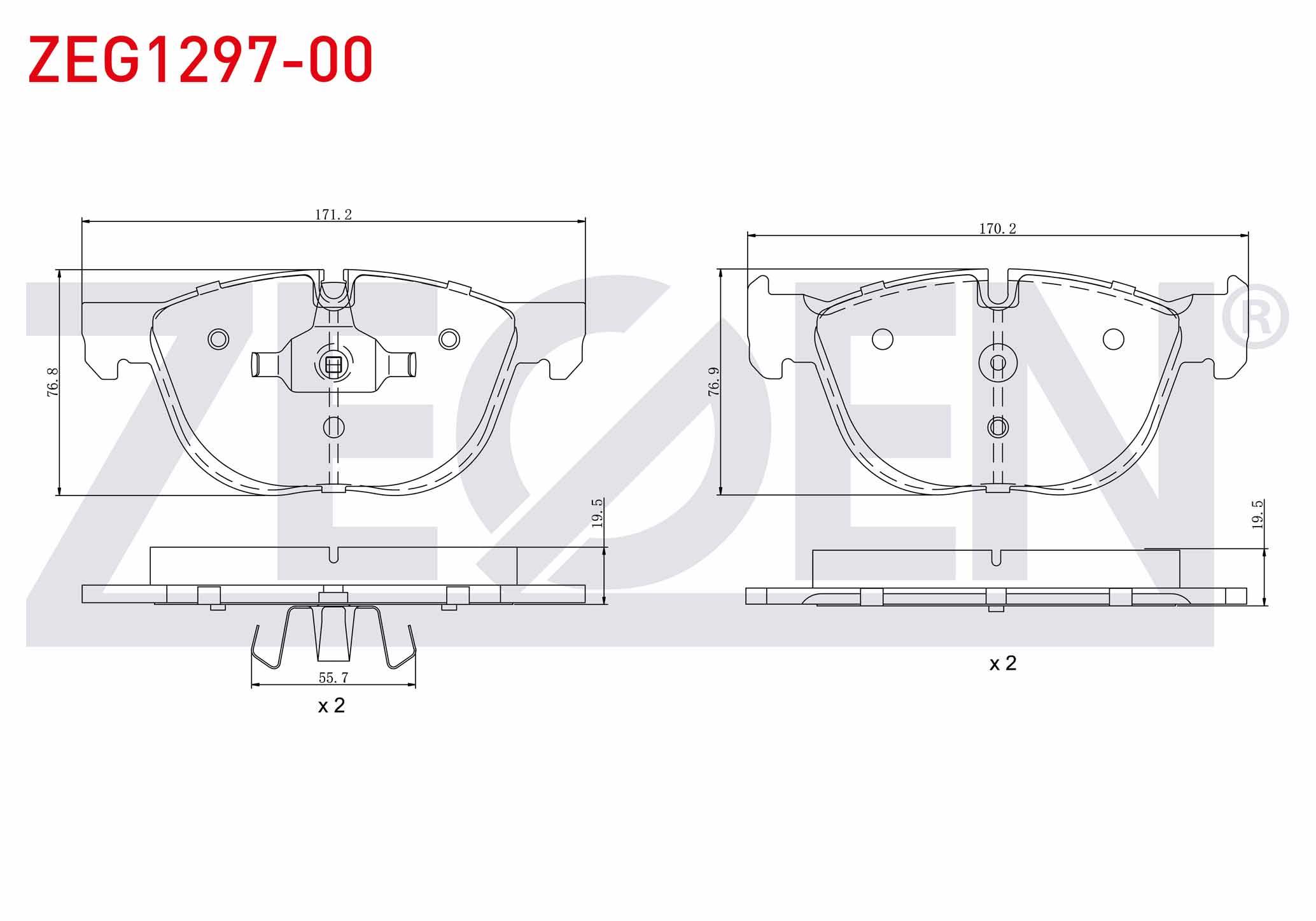 FREN BALATA ON BMW X5 (E70) 3.0 D 2007-2012 / BMW X5 (E70) 3.0 SI 2007-2012 / BMW X5 (E70) 3.0 SD 2007-2012 / X6 (E71,E72) 3.0 D 2008-