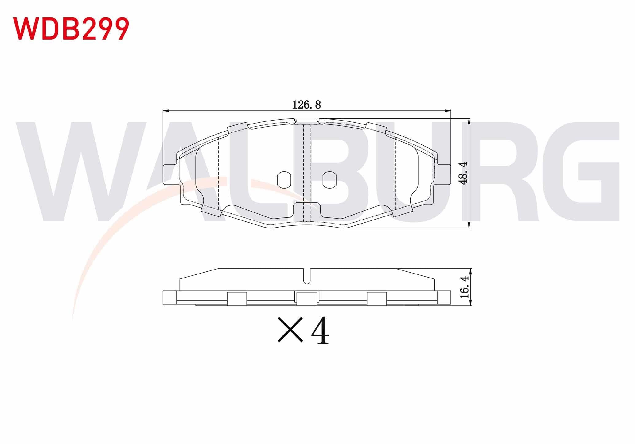 FREN BALATA ON CHEVROLET SPARK 1.0i 2005-2010/ SPARK 0.8i 2005-2010 / DAEWOO MATIZ 0.8i 1998-2005/ LANOS 1.4i 1997-2005/ LANOS 1.5i 1997-2005/ LANOS 1.6 16v 1997-2005