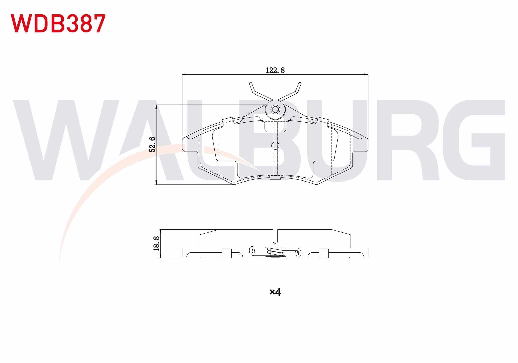 FREN BALATA ON CITROEN C3 (FC) 1.4 VTI 2002-2009 / C3 (FC) 1.4 HDI 2002-2009 / C2 (JM) 1.4 2003-2009 / C2 (JM) 1.4 HDI 2003-2009