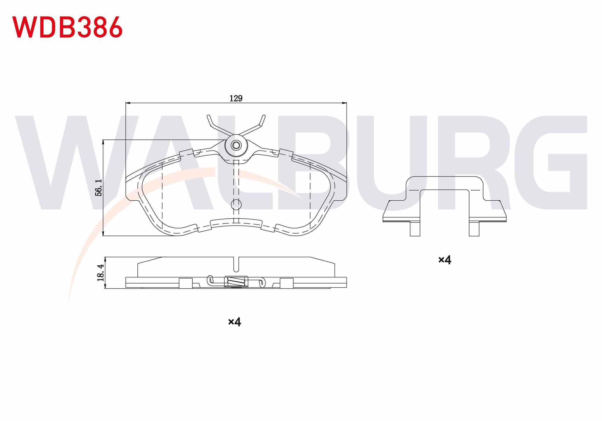 FREN BALATA ON CITROEN C3 (FC) 1.6 HDI 2002-2009 / C3 (FC) 1.6 90 HP 2002-2009 / C2 (JM) 1.6 2003-2009