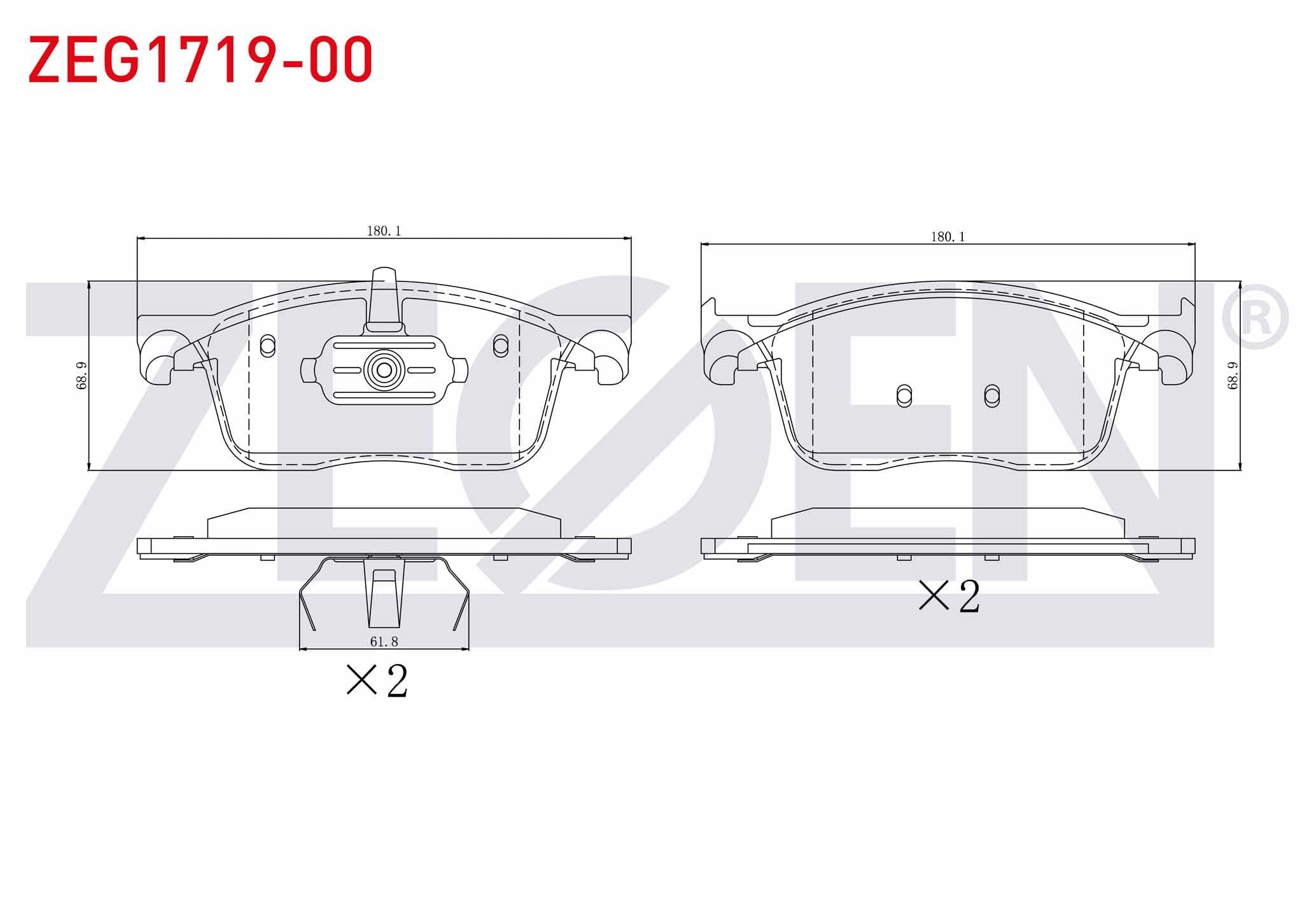 FREN BALATA ON CITROEN JUMPY 1.6 BlueHDI 2016-/ PEUGEOT EXPERT 1.6 BlueHDI 2016-/ TOYOTA PROACE (MPY_) 1.6 D 2016- / TOYOTA PROACE (MPY_) 2.0 D 2016-