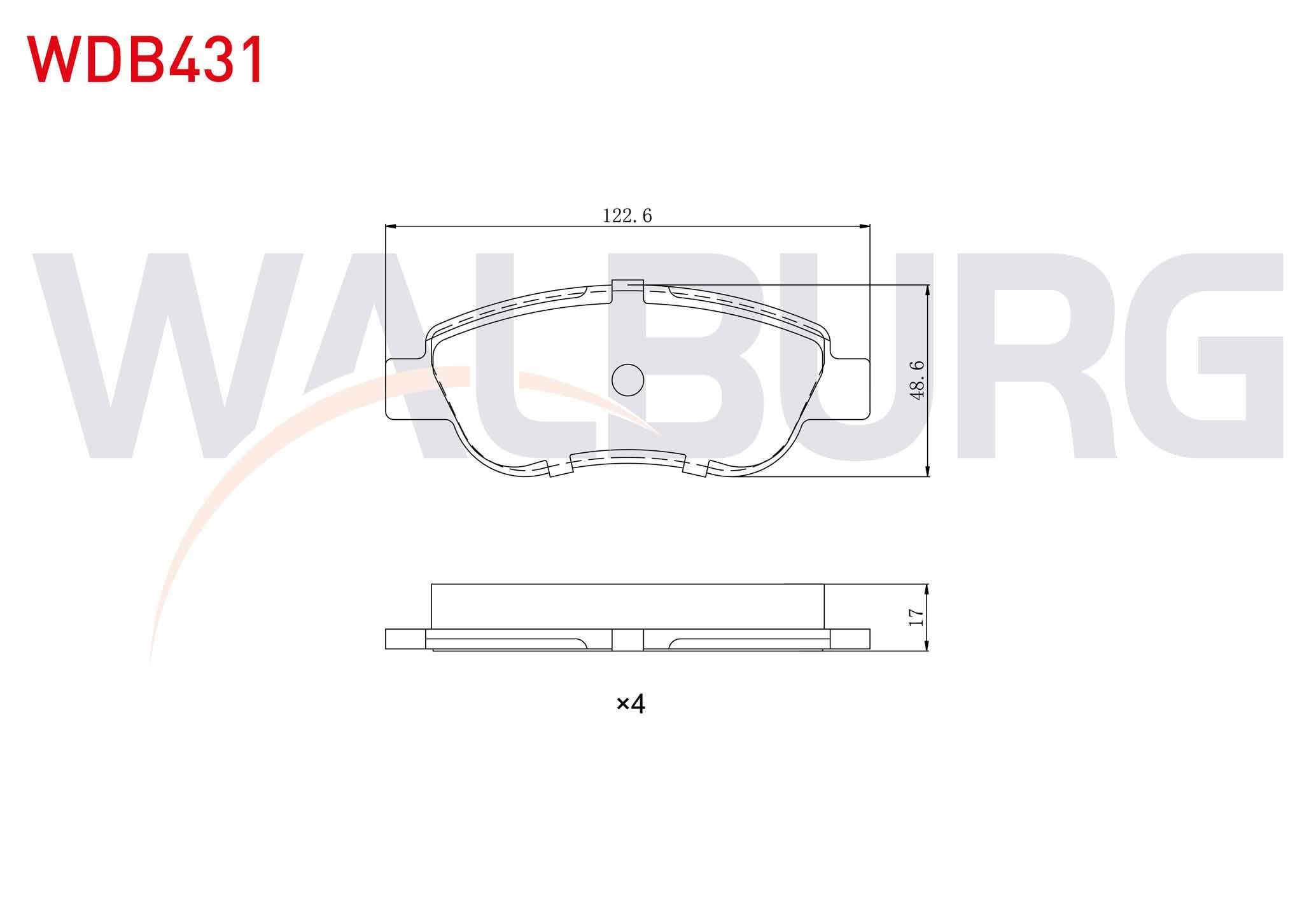 FREN BALATA ON FIAT ALBEA 1.2 2003-2005 / FIAT PALIO 1.2 2003-2005