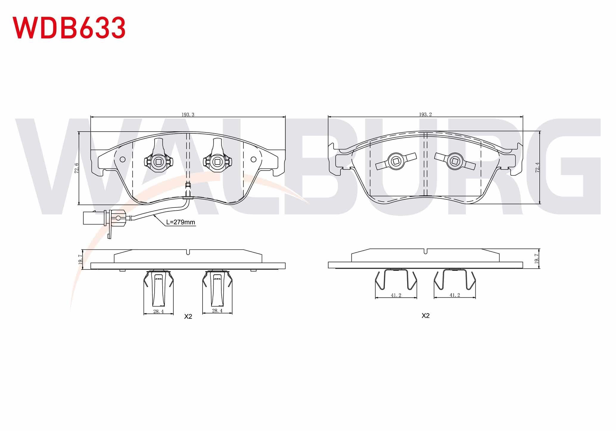 FREN BALATA ON FISLI AUDI A8 (4E_) 3.0 TFSI 2003-2010 / AUDI A8 (4E_) 4.2 V8 TDI 2003-2010 / AUDI A8 (4E_) 3.7 2003-2010