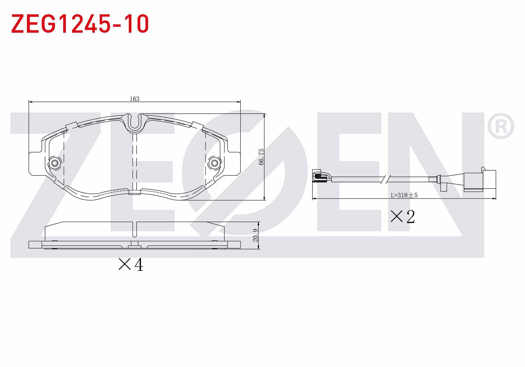 FREN BALATA ON FISLI IVECO DAILY IV 2.3i 2006-2011