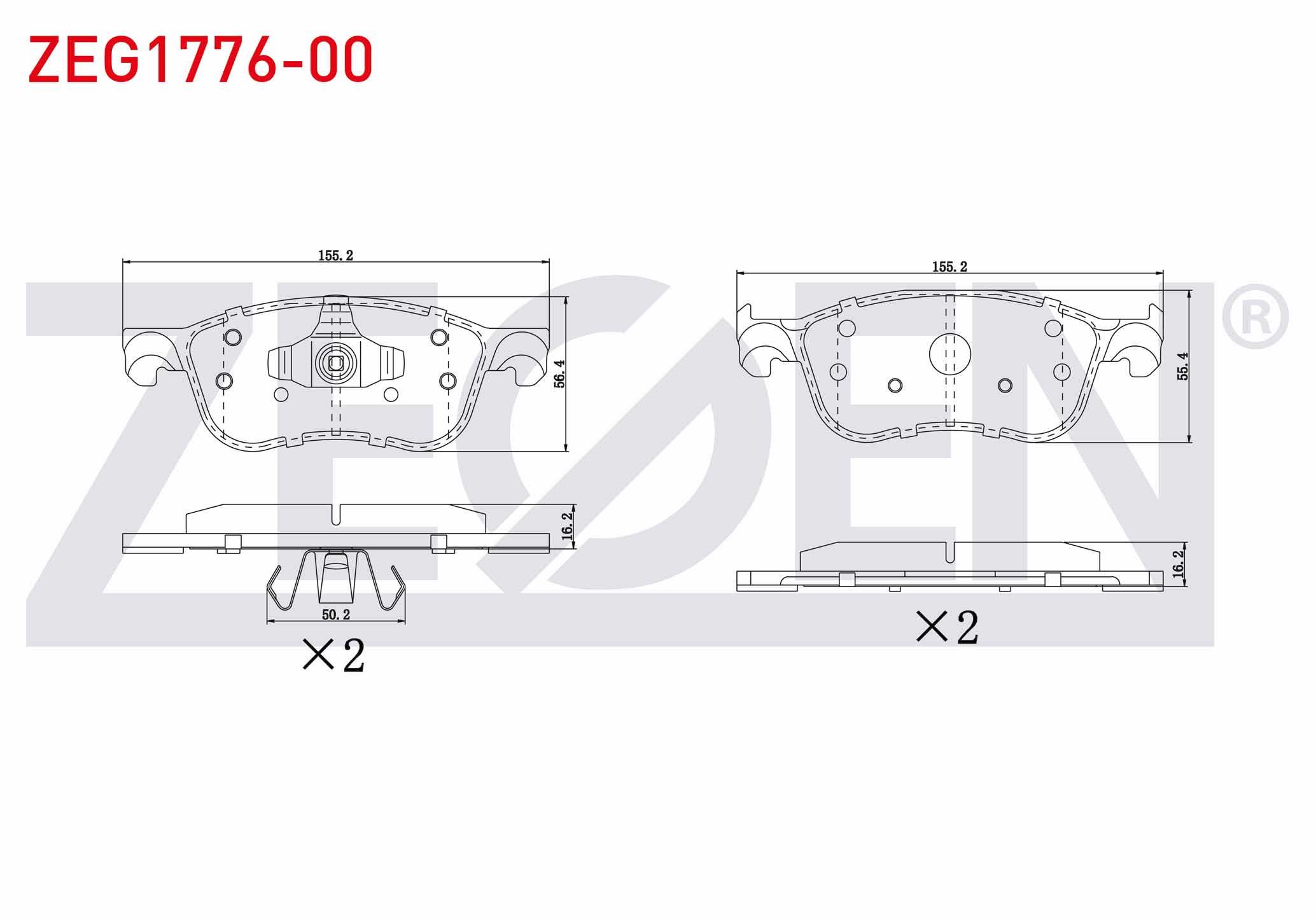 FREN BALATA ON FORD FIESTA VII 1.5 TDCI 2017-/ FIESTA VII 1.1 2017- / FIESTA VII 1.0 2017-