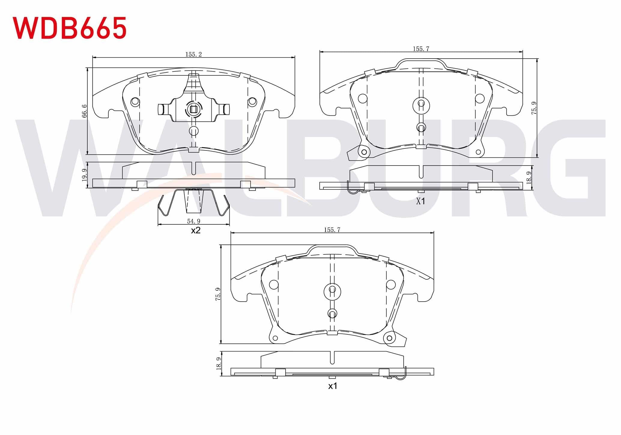 FREN BALATA ON FORD MONDEO V 1.6 TDCI - 2.0 TDCI 2014-