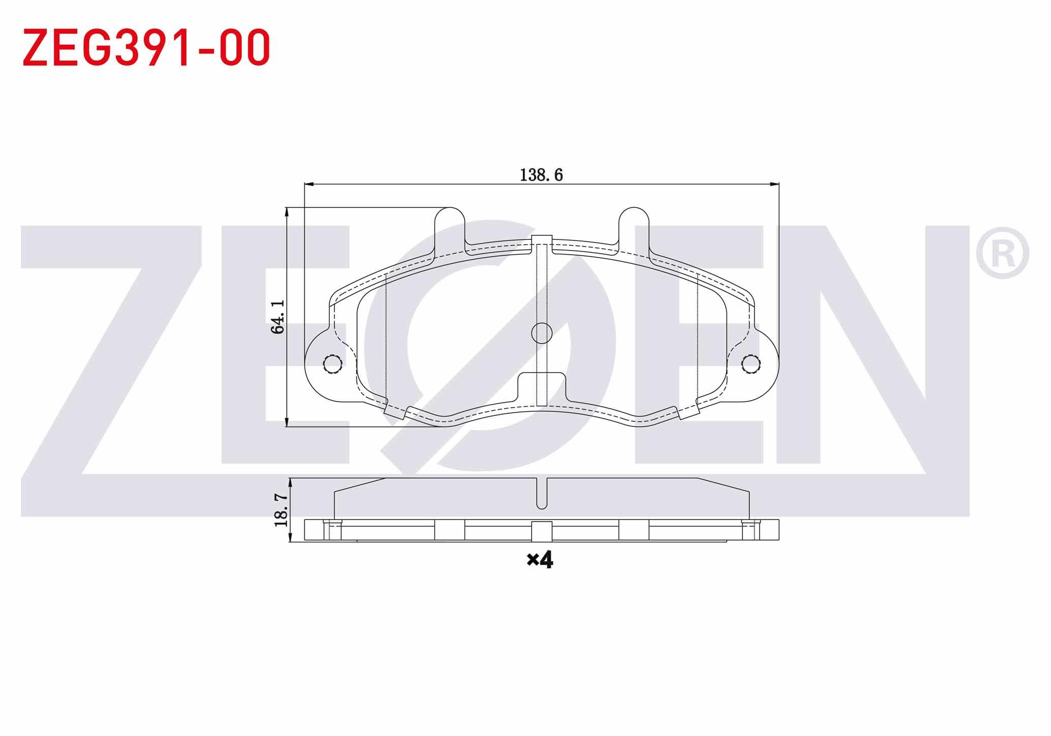 FREN BALATA ON FORD TRANSIT (E_ _) 2.5 DI 1991-1994
