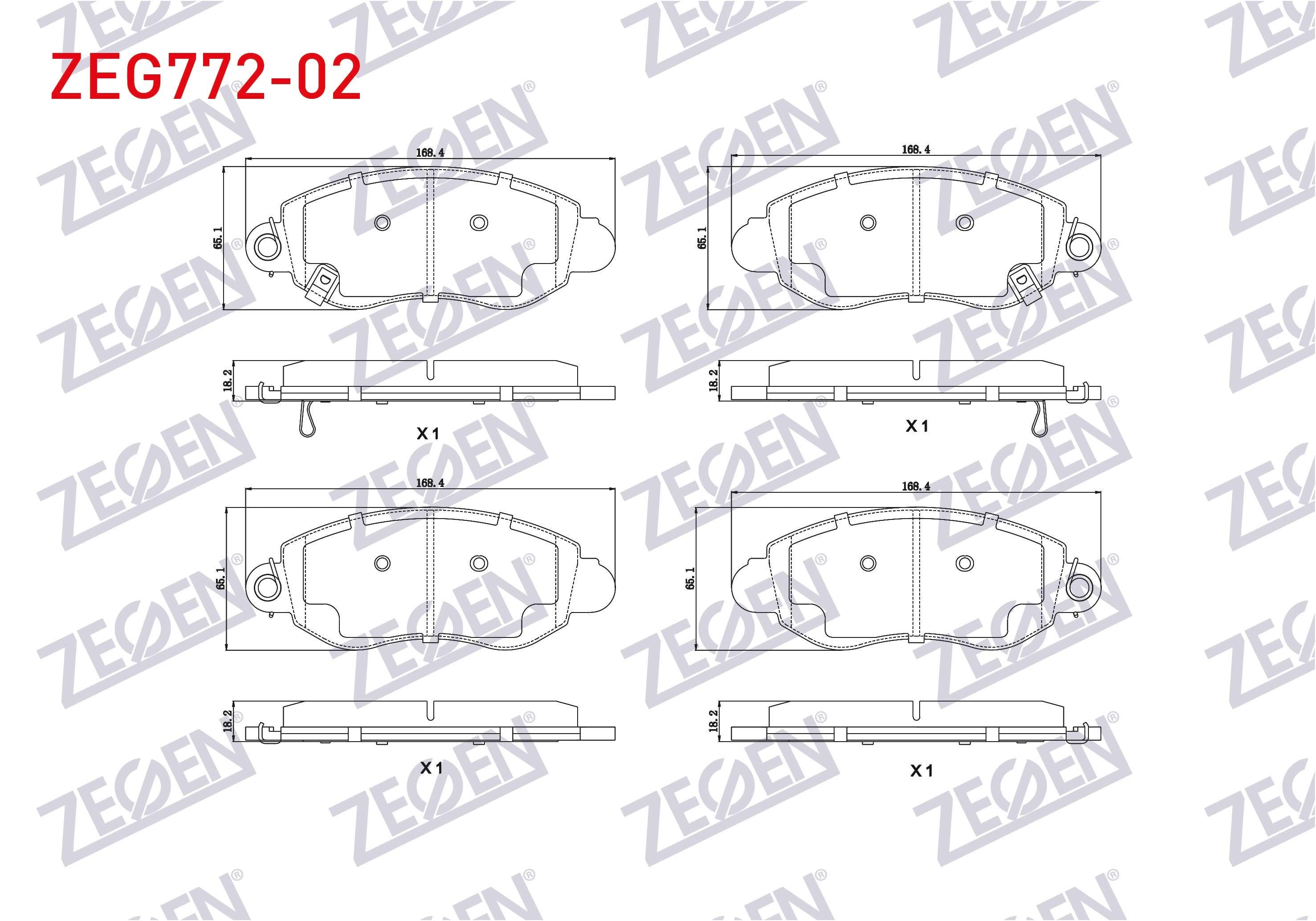 FREN BALATA ON IKAZLI FORD TRANSIT (V184) ARKADAN ITISLI 2.0 DI - 2.3 16v - 2.4 DI - 2.4 TDE - 2.4 TDCI 2000-2006