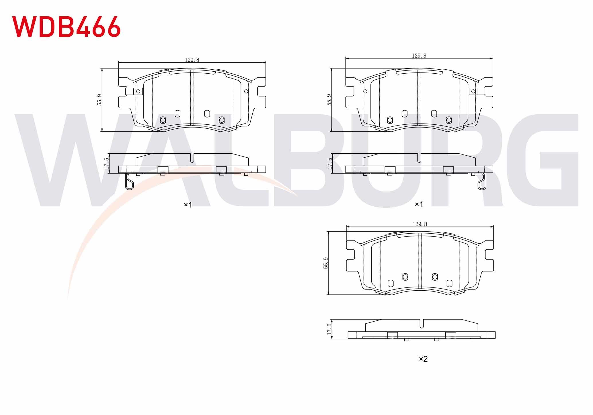 FREN BALATA ON IKAZLI HYUNDAI ACCENT ERA 1.5 CRDI 2006-2012 / ACCENT ERA 1.4i 16v 2006-2012 / ACCENT ERA 1.6 CVVT 2006-2012/ I20 (PB, PBT) 1.4 CRDI 2008-2015/ KIA RIO II 1.5 CRDI 2006-2011