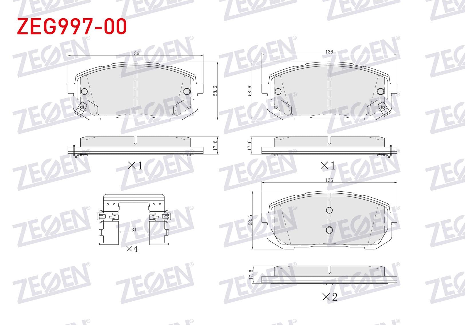FREN BALATA ON IKAZLI HYUNDAI ELANTRA 2021- / i20 - i30 2021-