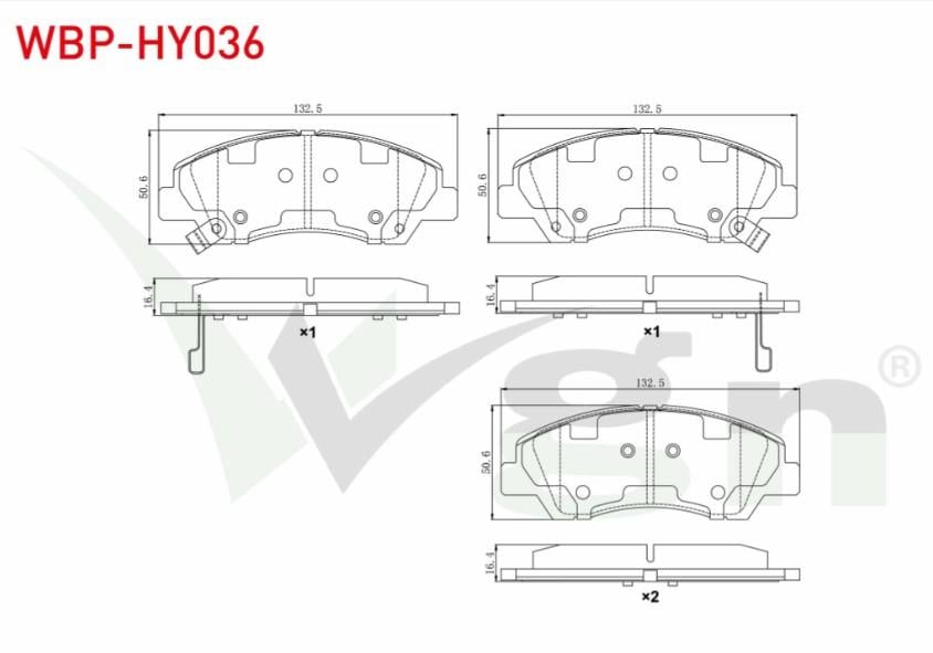 FREN BALATA ON IKAZLI HYUNDAI I10 (IA) 1.2 2013- / HYUNDAI I10 (IA) 1.0 2013-