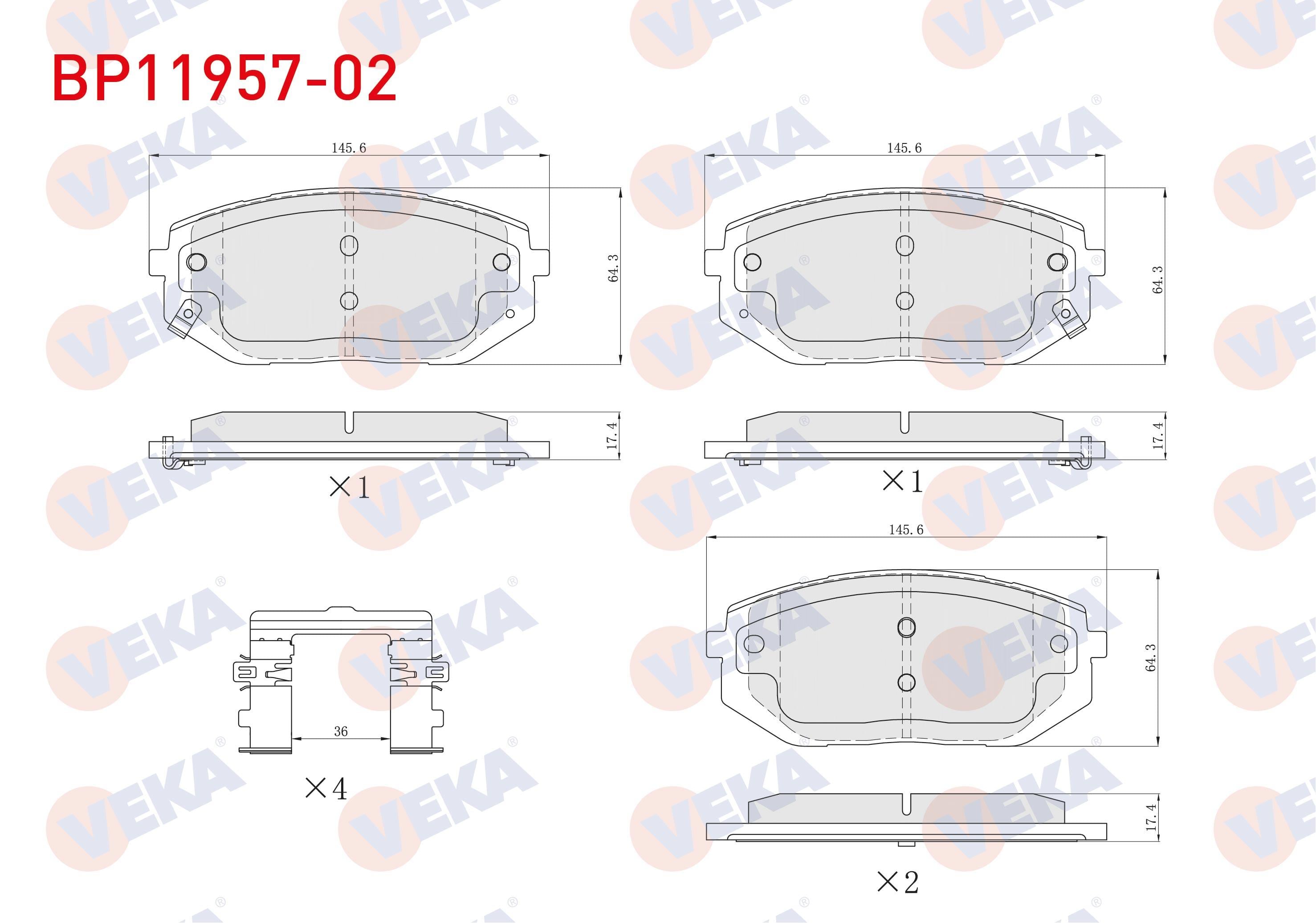 FREN BALATA ON IKAZLI HYUNDAI TUCSON IV 2020-/ IONIQ 2020-