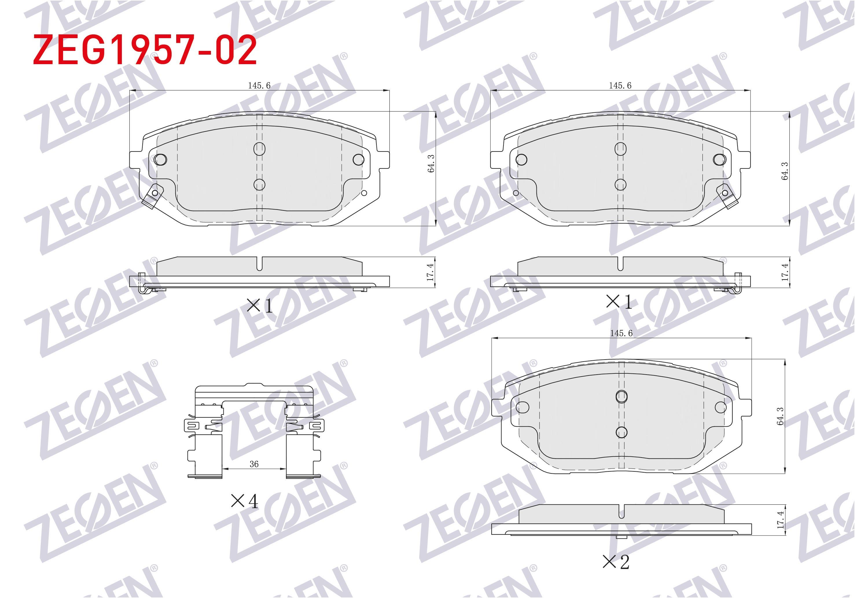 FREN BALATA ON IKAZLI HYUNDAI TUCSON IV 2020-/ IONIQ 2020-