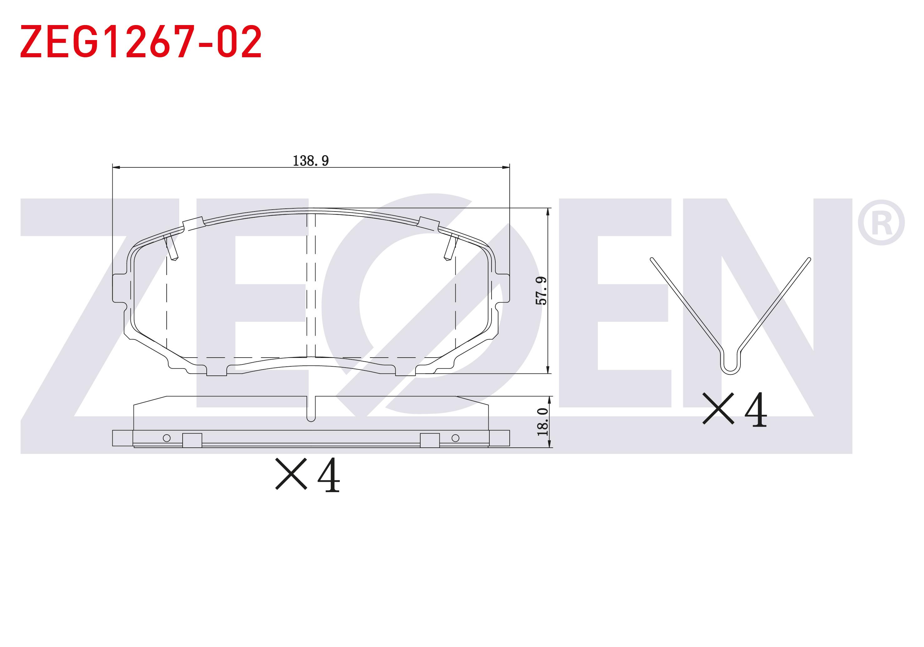 FREN BALATA ON IKAZLI MITSUBISHI L 200 TRITON (KJ_, KK_, KL_) 2.2 DI-D 2019- / MAZDA CX-7 (ER) 2.3 MZR 2007-/ CX-9 (TB) 3.7 2007-