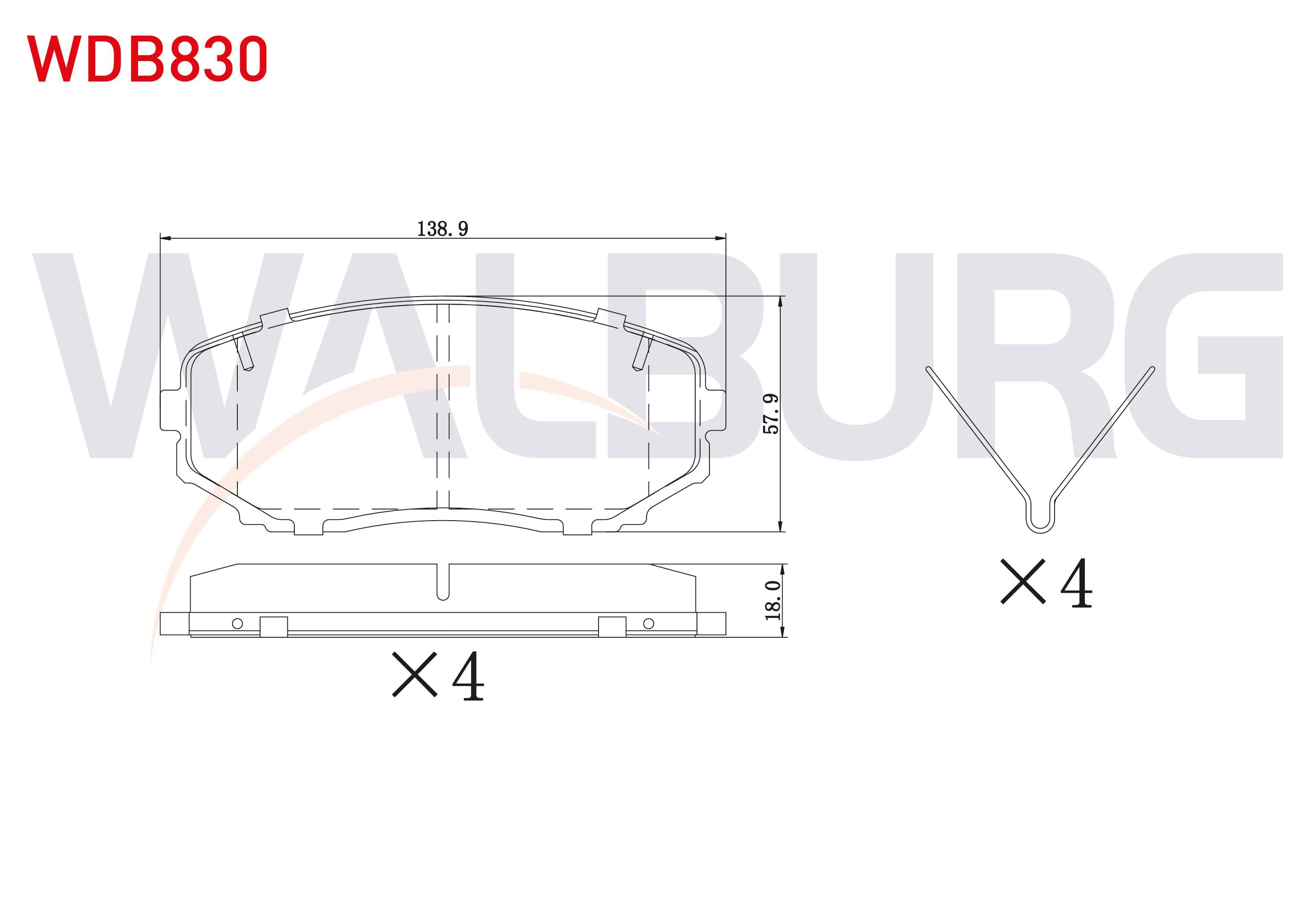 FREN BALATA ON IKAZLI MITSUBISHI L 200 TRITON (KJ_, KK_, KL_) 2.2 DI-D 2019- / MAZDA CX-7 (ER) 2.3 MZR 2007-/ CX-9 (TB) 3.7 2007-
