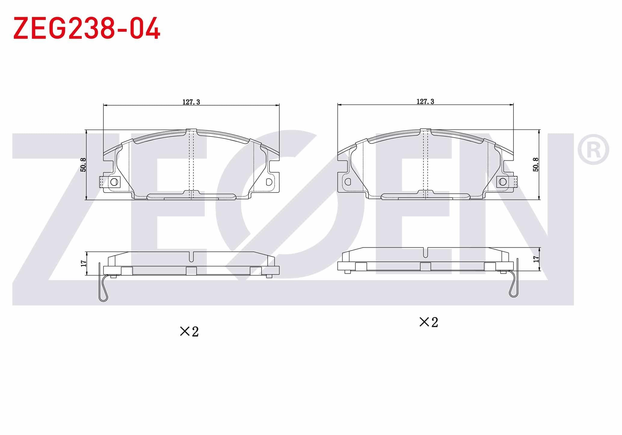 FREN BALATA ON IKAZLI OPEL FRONTERA A 2.0i 1992-1998 / FRONTERA A 2.5 TDS 1992-1998