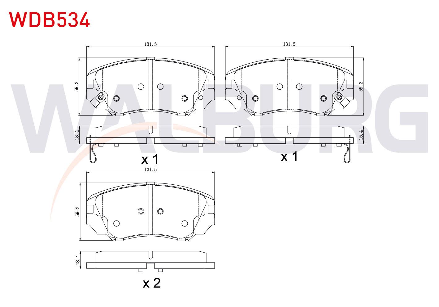FREN BALATA ON IKAZLI OPEL INSIGNIA 1.6 16 JANT 2008- / INSIGNIA 1.6 T 2008- / INSIGNIA 2.0 CDTI 130 HP 2008-