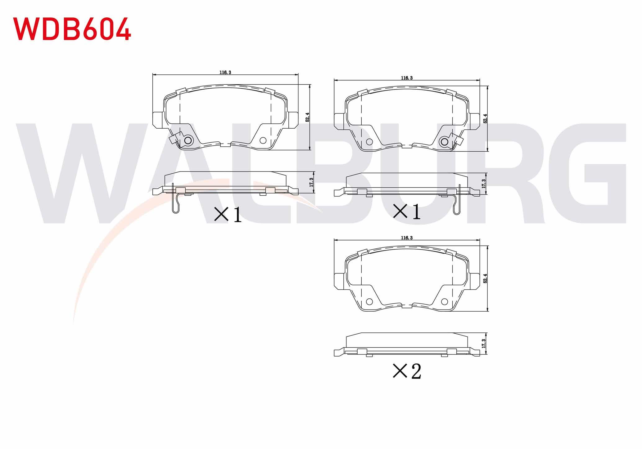 FREN BALATA ON IKAZLI SUZUKI SWIFT III (MZ,EZ) 1.3i 2005-2010/ SWIFT III 1.3 DDIS 2005-2010/ SWIFT III 1.5i 2005-2010/ SPLASH 1.3 CDTI 2008-/ OPEL AGILA B 1.2 2007-/ AGILA B 1.3 CDTI 2007-