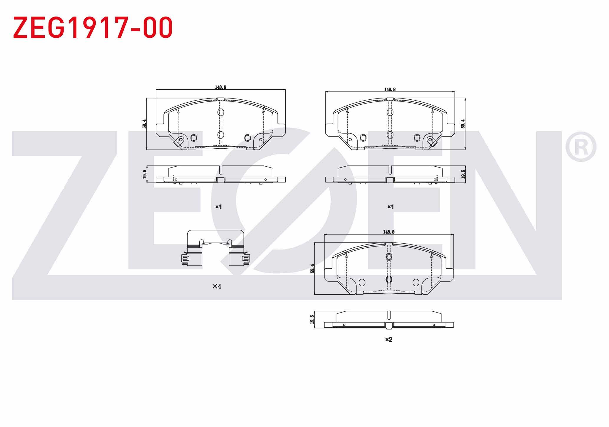 FREN BALATA ON IKAZLI TEL DELIKLI HYUNDAI I30 (PDE, PD) 1.6 CRDI 2016-/ I30 (PDE, PD) 1.4 MPI 2016- / KIA CEED 1.6 CRDI 2006-2012