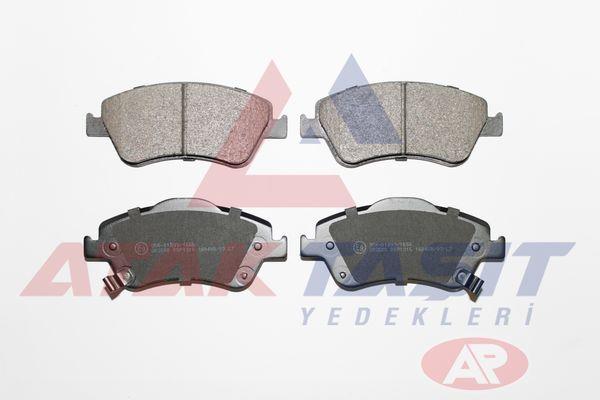 FREN BALATA ON IKAZLI TOYOTA COROLLA 1.4 D 2007-2012/ COROLLA 1.4 D-4D 2007-2012/ COROLLA 1.33 2007-2012/ COROLLA 1.4 VVT-I 2007-2012/ AURIS 1.4 D-4D 2007-2012/ AURIS 1.33 DUAL-VVT-I 2007-2012