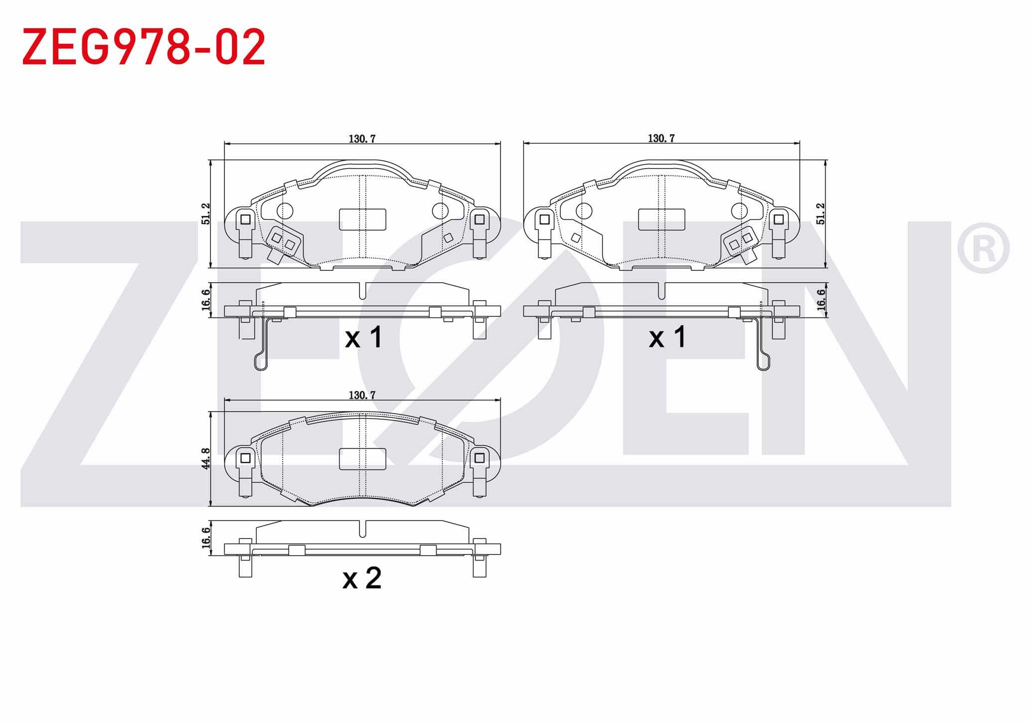 FREN BALATA ON IKAZLI TOYOTA YARIS 1.5 VVT-I 1999-2005/ YARIS 1.4 D-4D 1999-2005/YARIS VERSO 1.3 VVT-I 1999-2005/YARIS VERSO 1.4 D-4D 1999-2005/YARIS VERSO 1.5 VVT-I 1999-2005