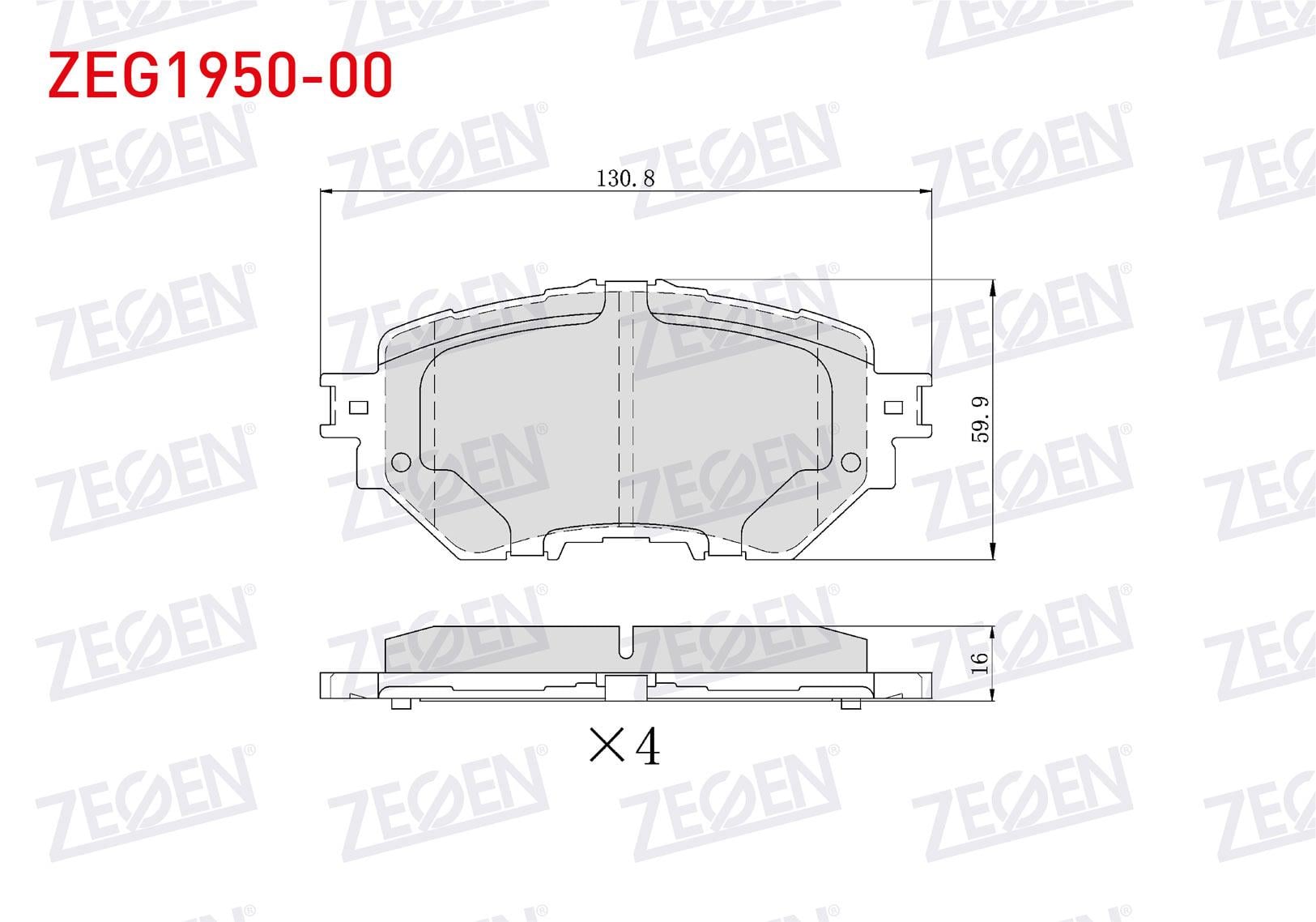 FREN BALATA ON MAZDA 3 (BM, BN) 1.5 - 1.6 2019-