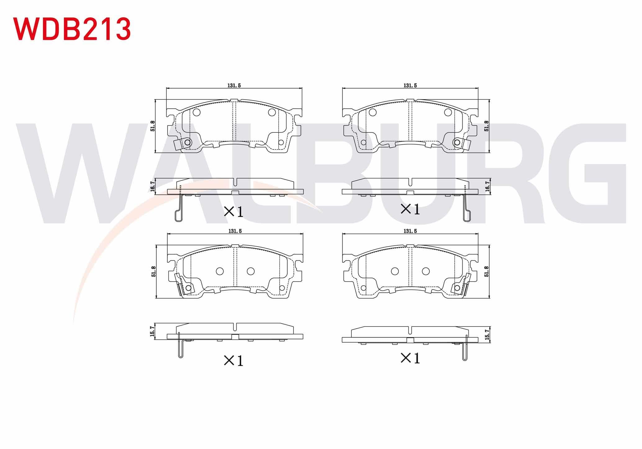FREN BALATA ON MAZDA 626 IV (GE) 1.8i 1992-1997/ 626 IV (GE) 2.0i 1992-1997 /  626 V (GF) 1.8i 1997-2002