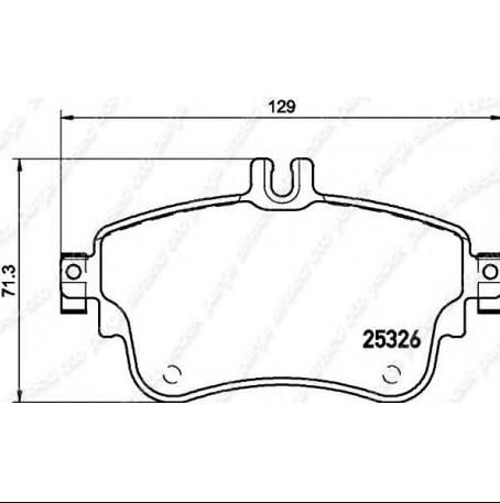 FREN BALATA ON MERCEDES A SERISI (W176) A 180 2012- / A 200 2012- / B SERISI (W246) B 200 2011-