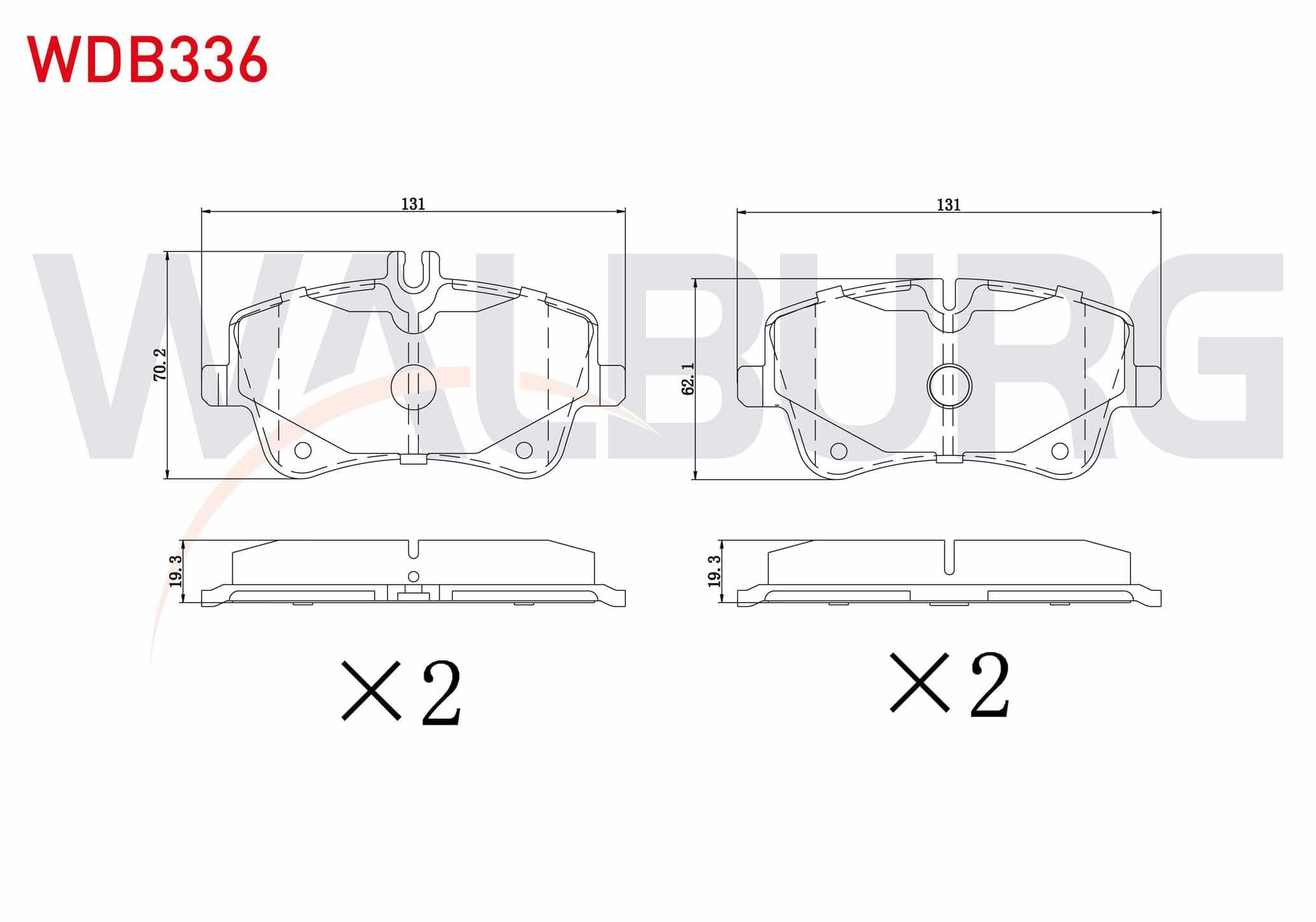 FREN BALATA ON MERCEDES C SERISI (W203) C 200 CDI 2000-2006/ (W203) C 180 2000-2006/ (W203) C 200 2000-2006/ (W203) C 270 CDI 2000-2006/ (W203) C 220 CDI 2000-2006/ SLK (R171) 200 2004-2011/