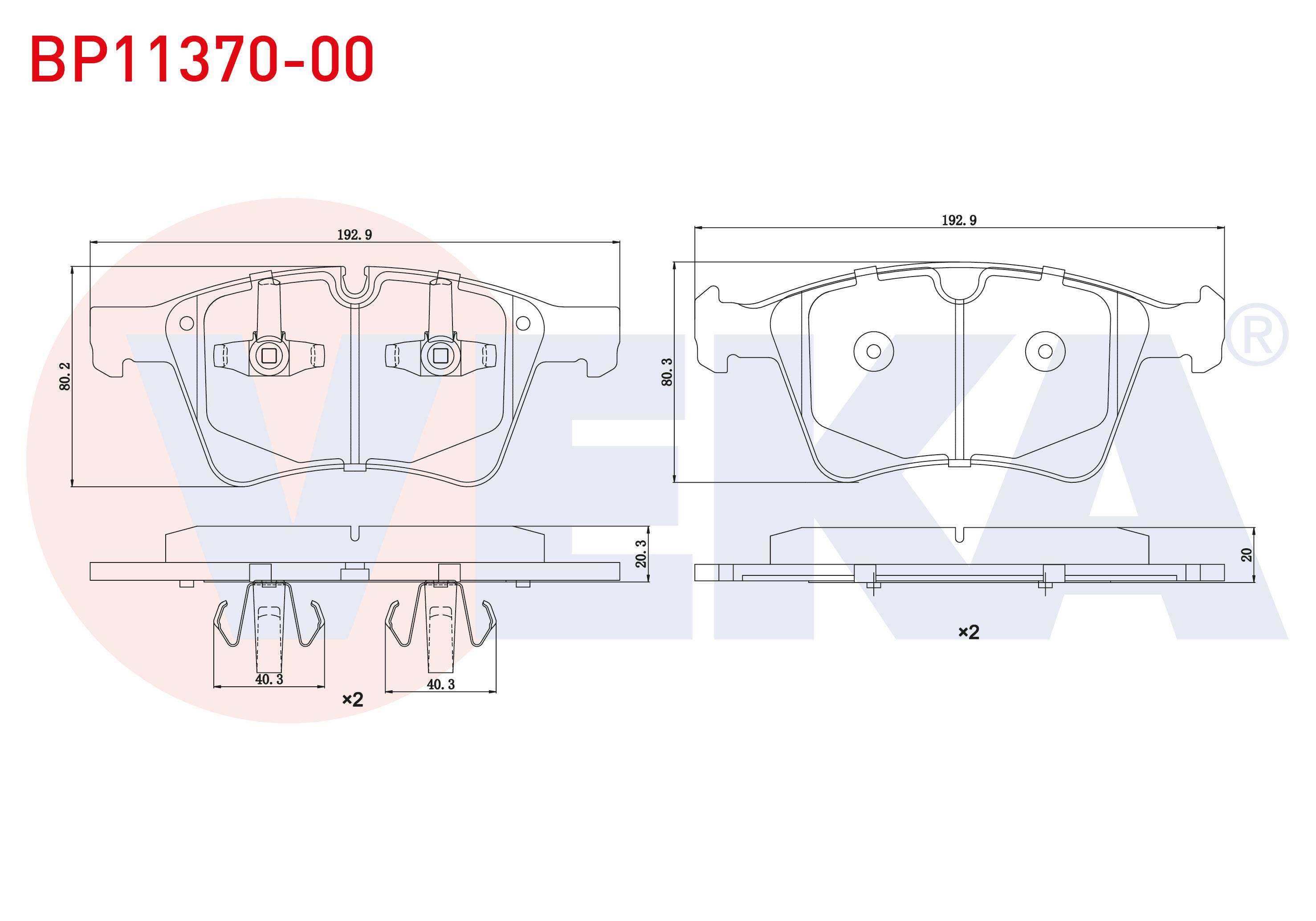 FREN BALATA ON MERCEDES GL SERISI (X166) 320 CDI 2012- / GL SERISI (X166) 350 CDI 2012-