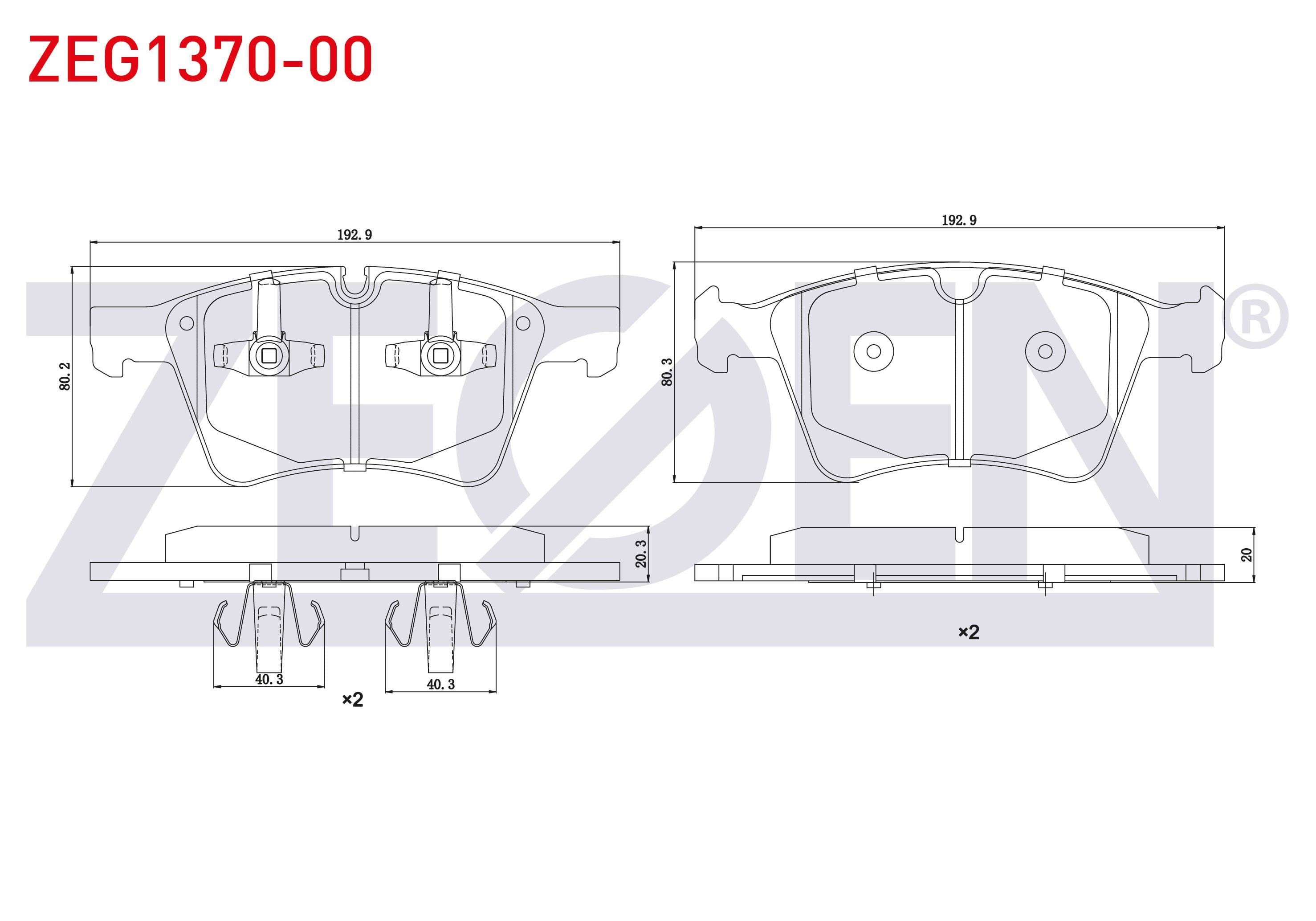 FREN BALATA ON MERCEDES GL SERISI (X166) 320 CDI 2012- / GL SERISI (X166) 350 CDI 2012-