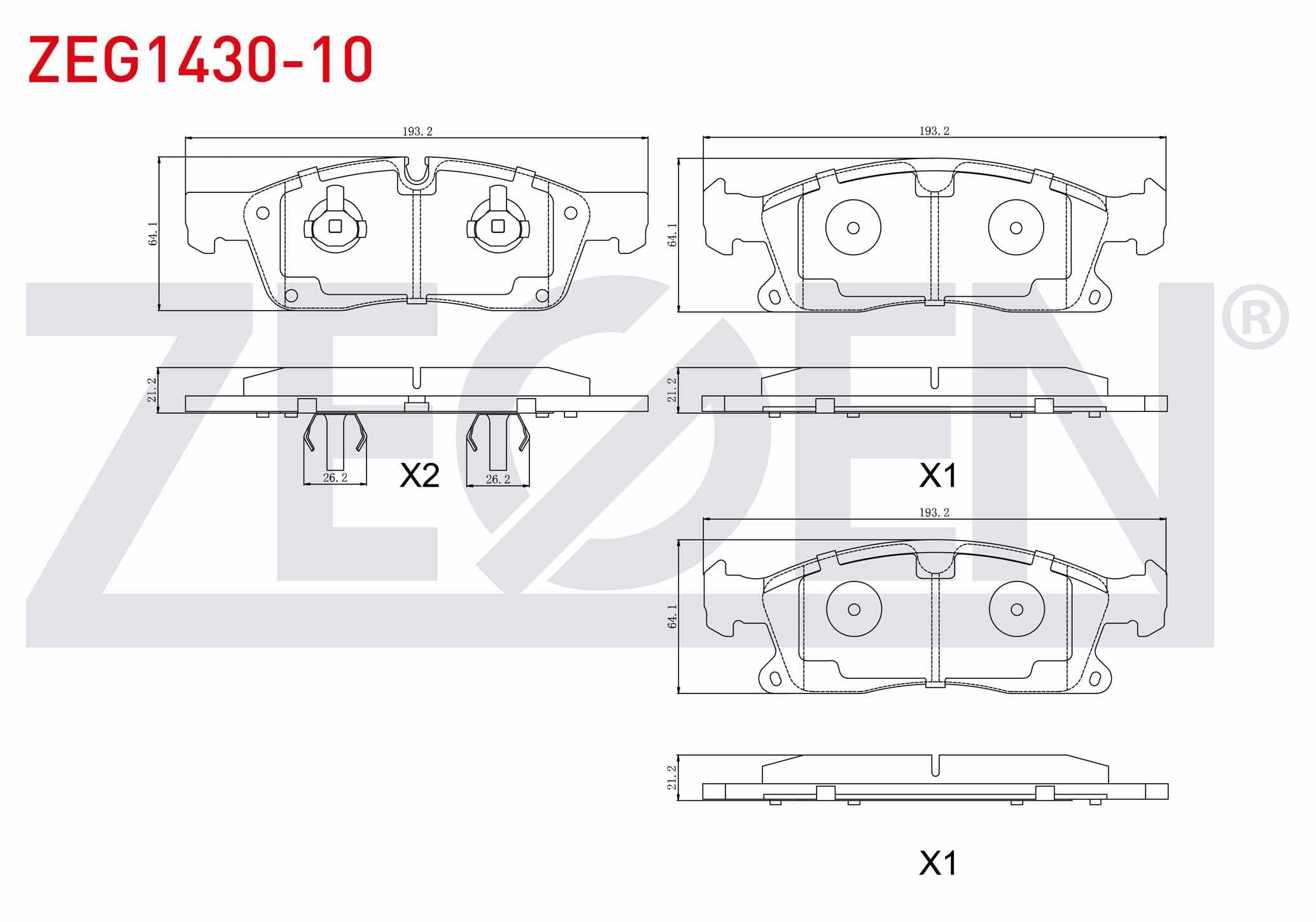 FREN BALATA ON MERCEDES M SERISI (W166) ML 250 CDI 2011- / M SERISI (W166) ML 350 2011-