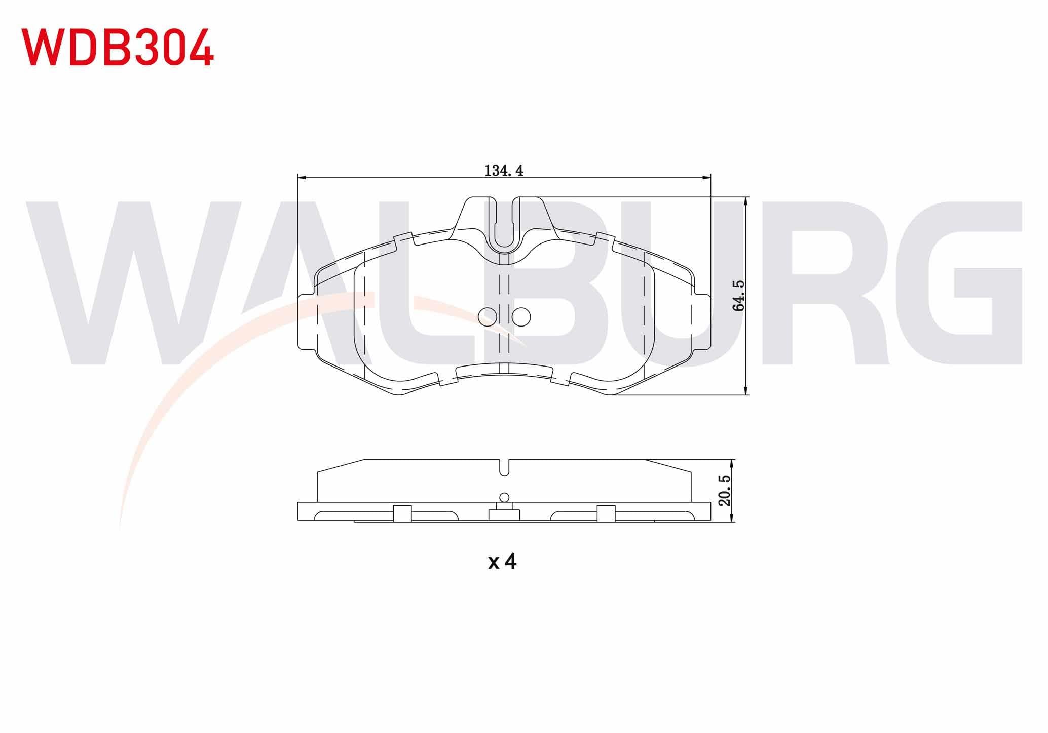FREN BALATA ON MERCEDES VITO (638) 108 CDI 1997-2003 / VITO (638) 110 CDI 1997-2003