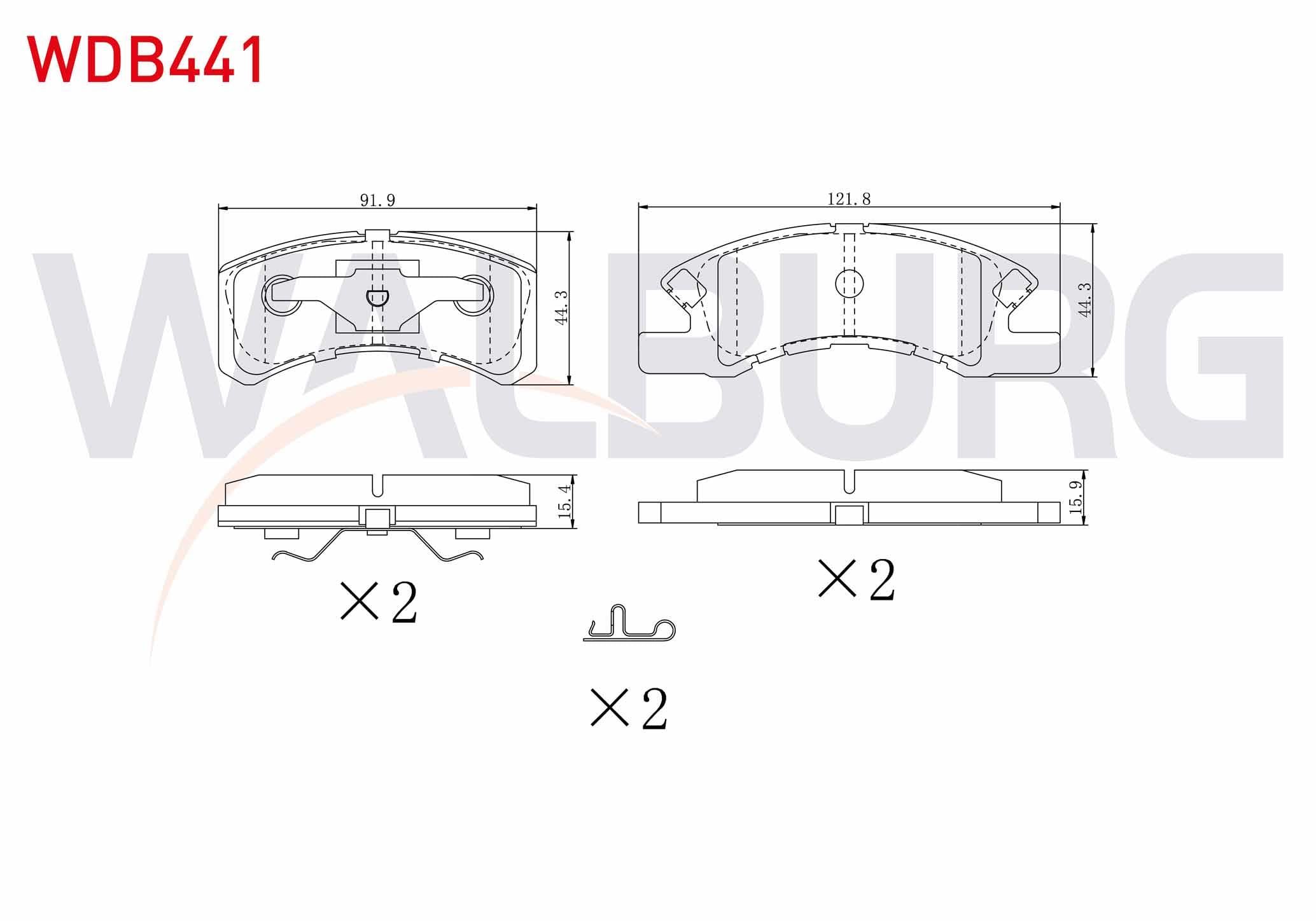FREN BALATA ON MITSUBISHI ATTRAGE (A10_) 1.2 2014- / DAIHATSU CUORE VII 1.0 2003-2007