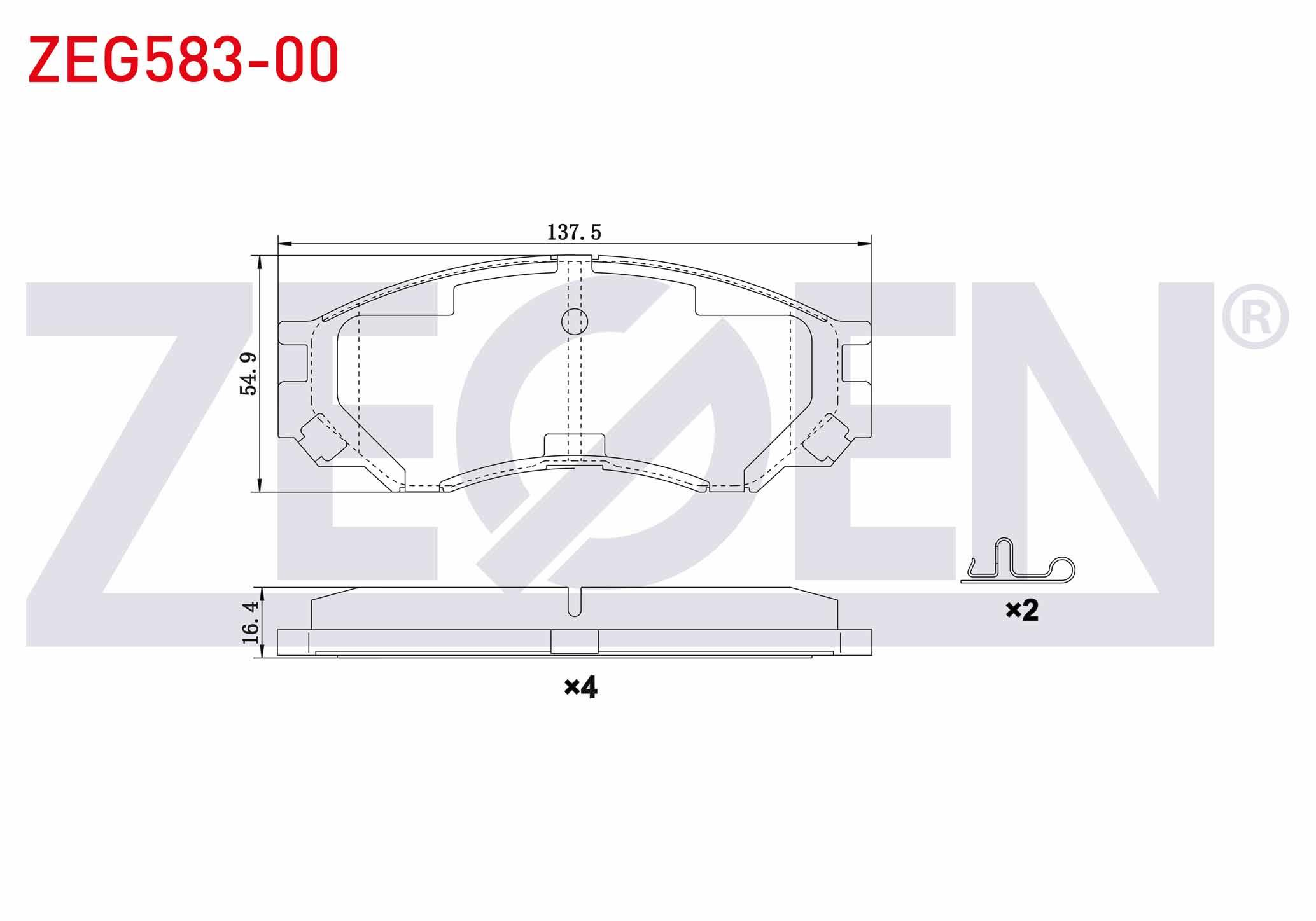 FREN BALATA ON MITSUBISHI L 200 (K7T,K6T) 2.5 TD 1996-2007 / L 200 (K7T,K6T) 2.0 1996-2007 / L 200 (K7T,K6T) 2.5 D 1996-2007