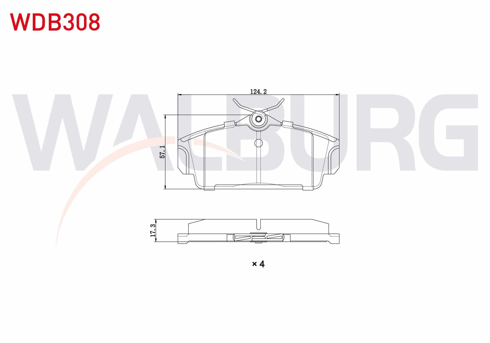 FREN BALATA ON NISSAN PRIMERA 1.6i 16v 1996-2001/ 1.8i 16v 1996-2001/ 2.0i 16v 1996-2001/ 2.0 TD 1996-2001/ ALMERA II 1.5 DCI 2000-2007/ 1.5i 16v 2000-2007/ 2.2 DI 2000-2007/ 1.8i 2000-2007