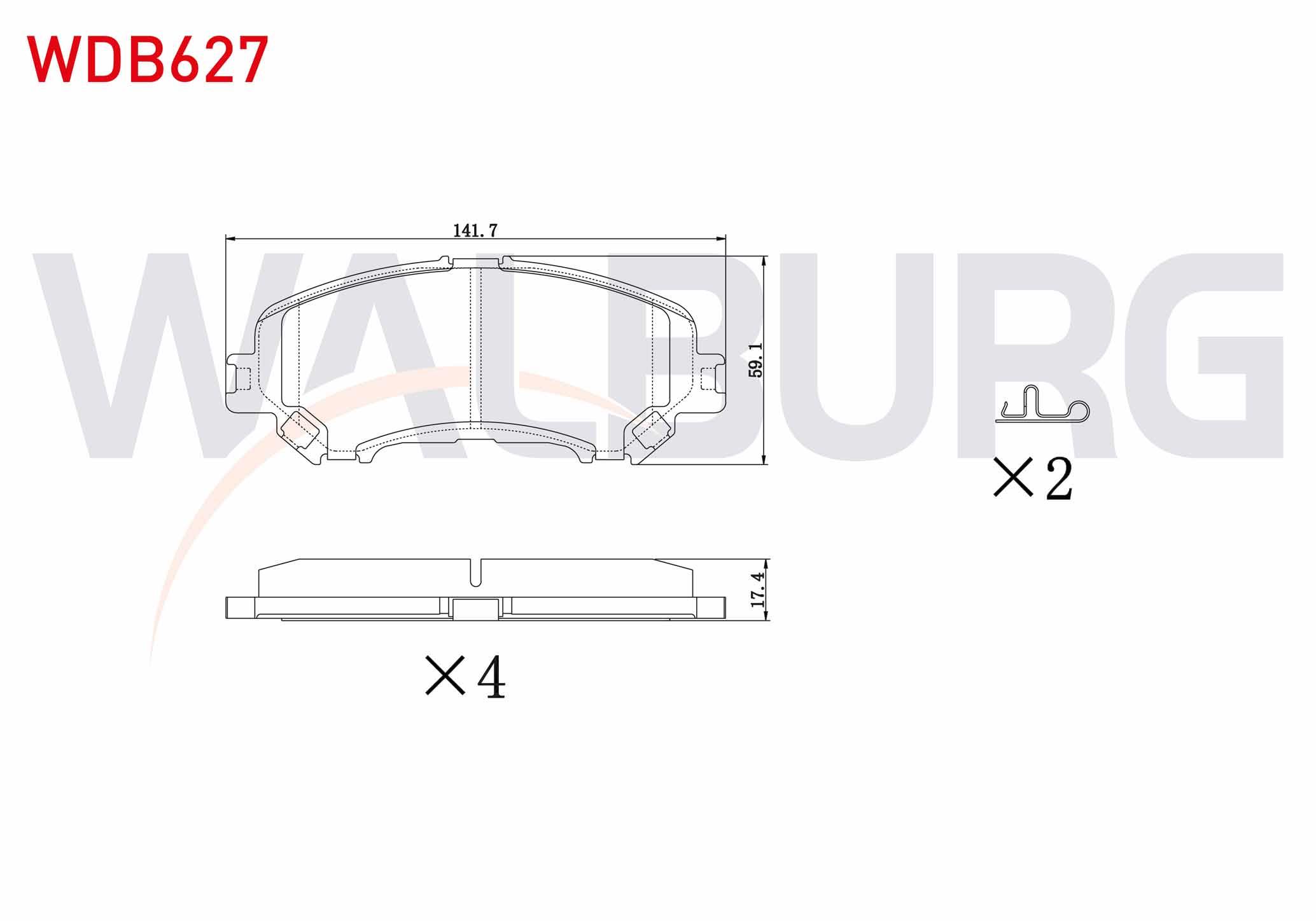 FREN BALATA ON NISSAN QASHQAI 2014- / X-TRAIL 2013-/ RENAULT KADJAR 2015- / MEGANE IV 2016- / TALISMAN 2015-
