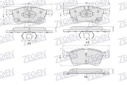 FREN BALATA ON NISSAN QASHQAI III (J12) 1.3 DIG-T 2021- / RENAULT AUSTRAL TCe 130,140 2022-